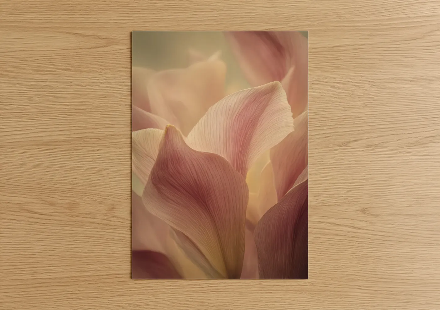 Soft Lily Petals Floral Wall Art