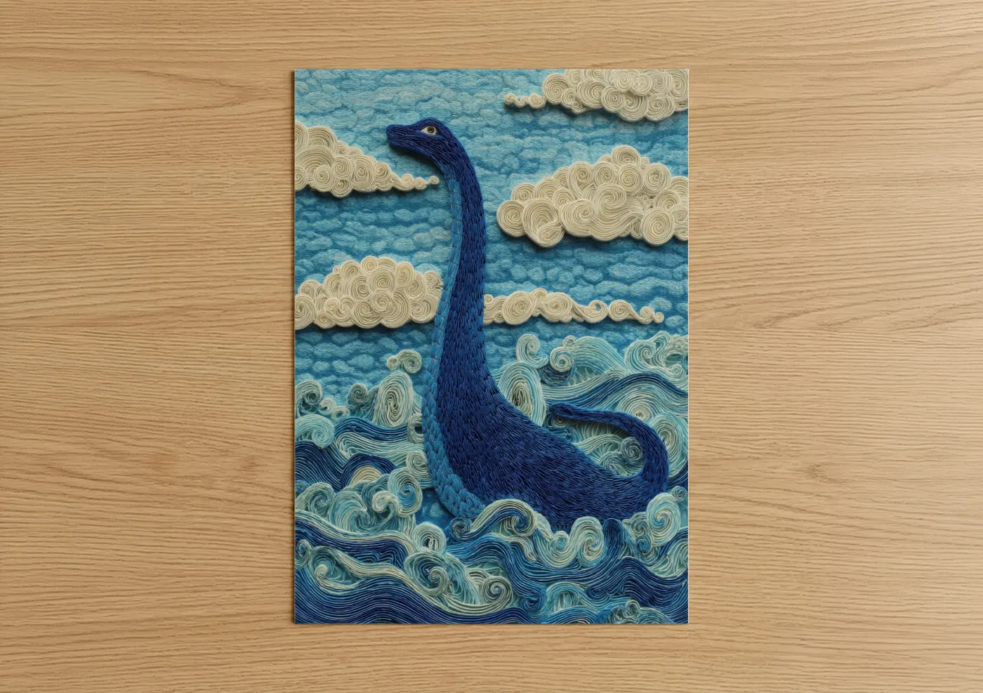 Loch Ness Monster Mythical Creature Wall Art
