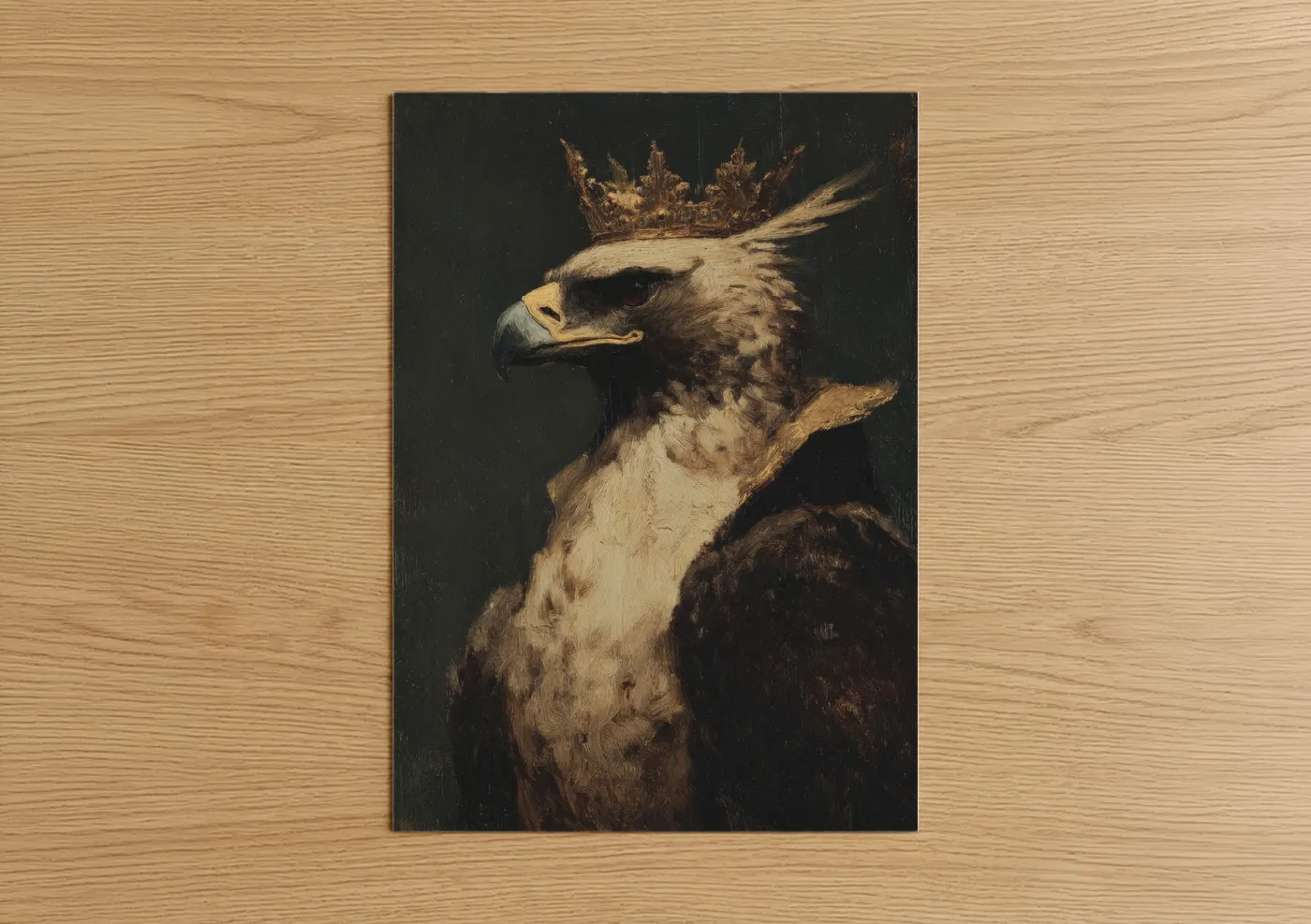 Crowned Griffin Fine Art Portrait Wall Art