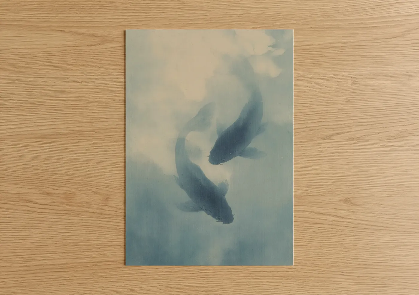 Ethereal Pisces Zodiac Watercolor Wall Art