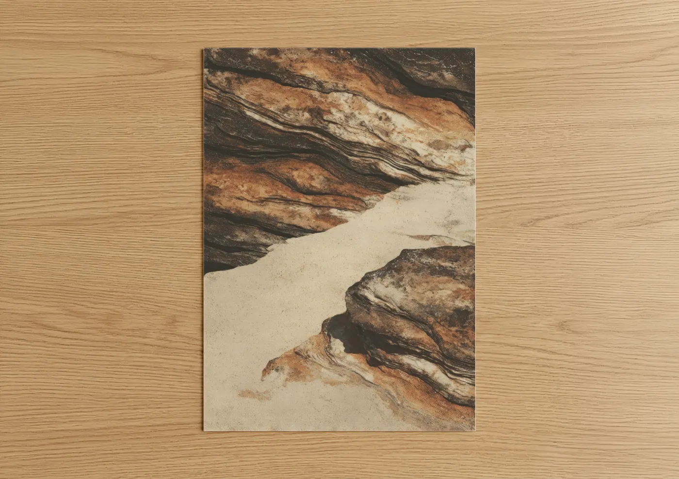 Windswept Dune Desert Landscape Wall Art