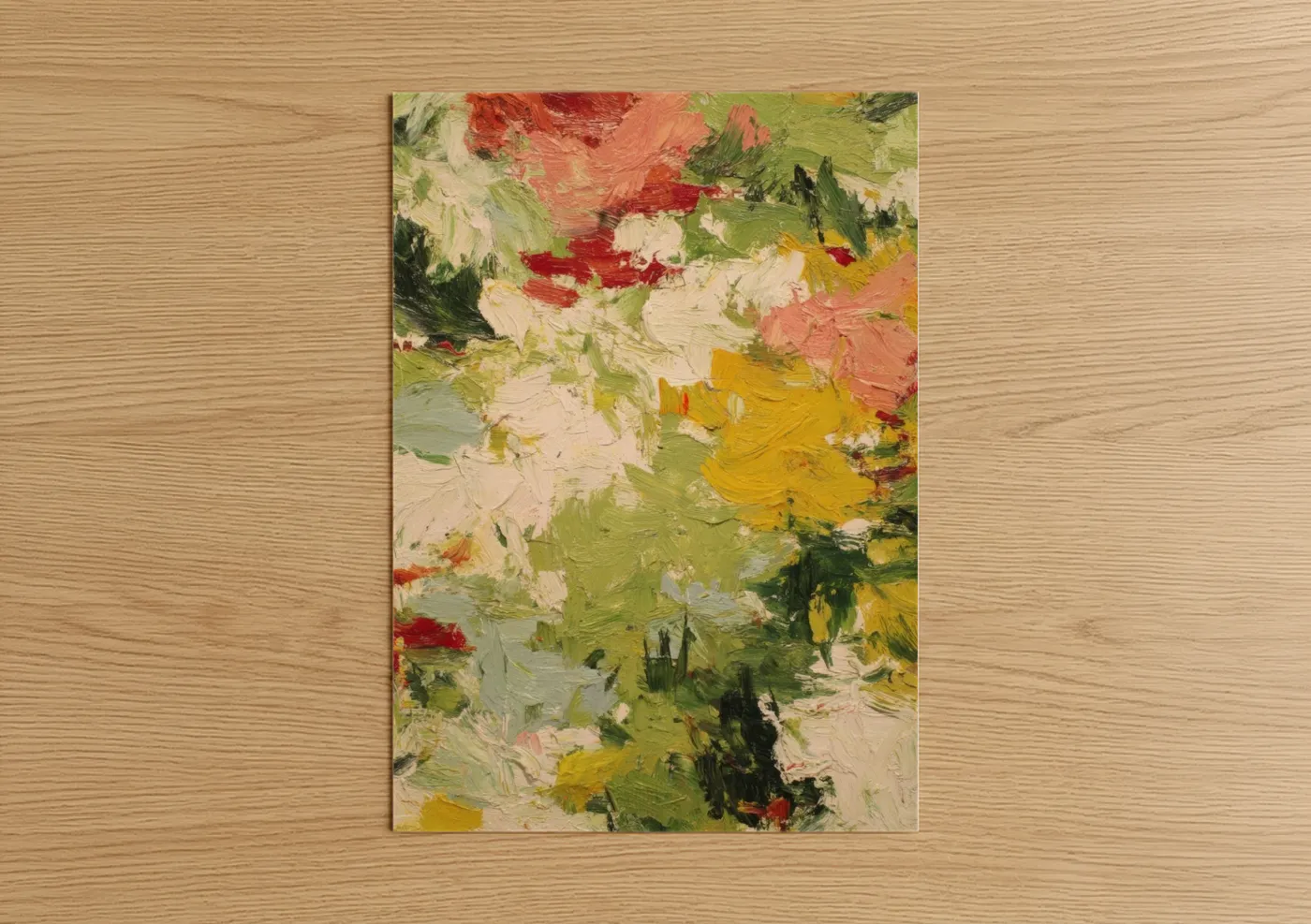 Spring Garden Bloom Abstract Floral Wall Art