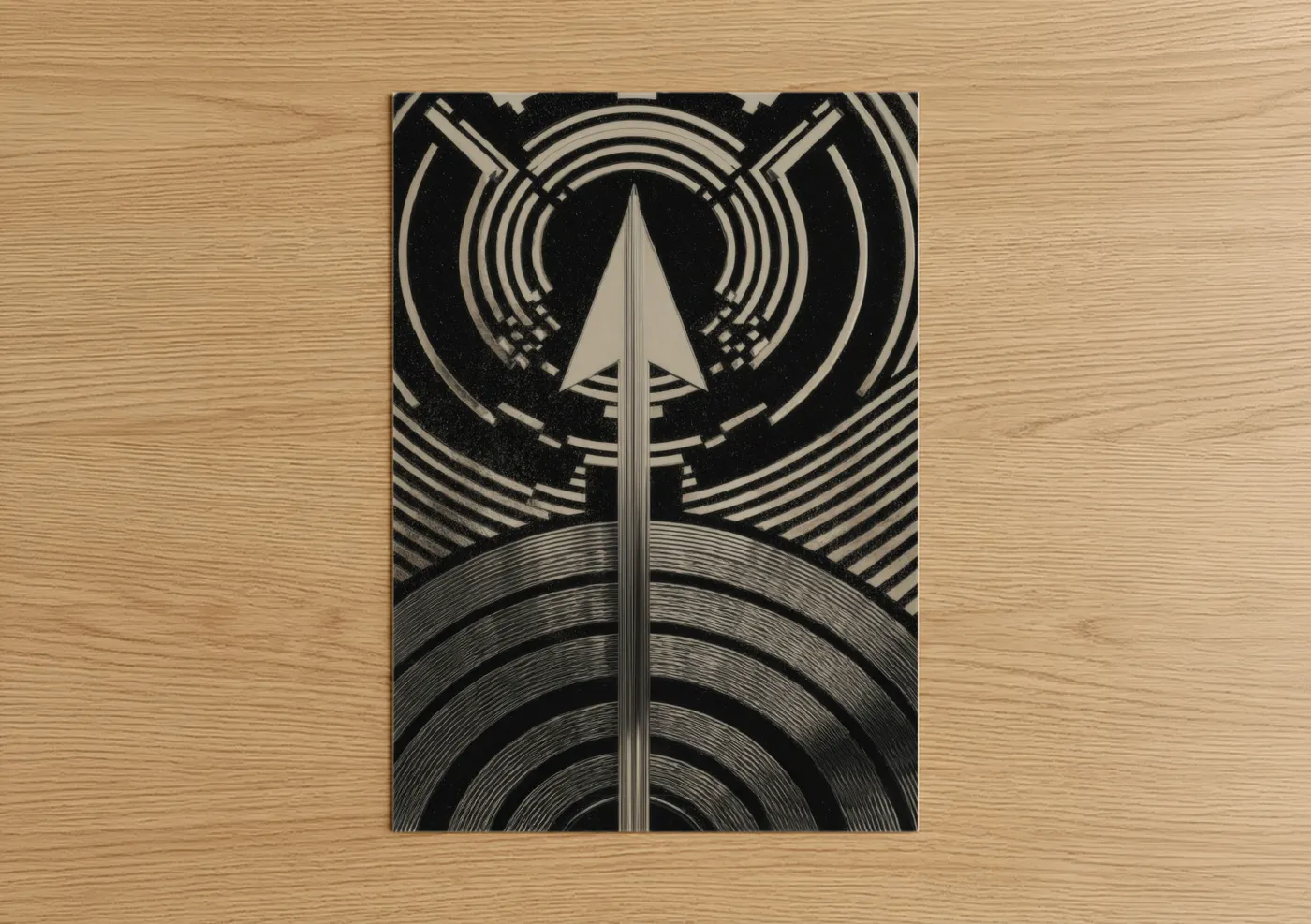 Cosmic Sagittarius Zodiac Art Deco Wall Art