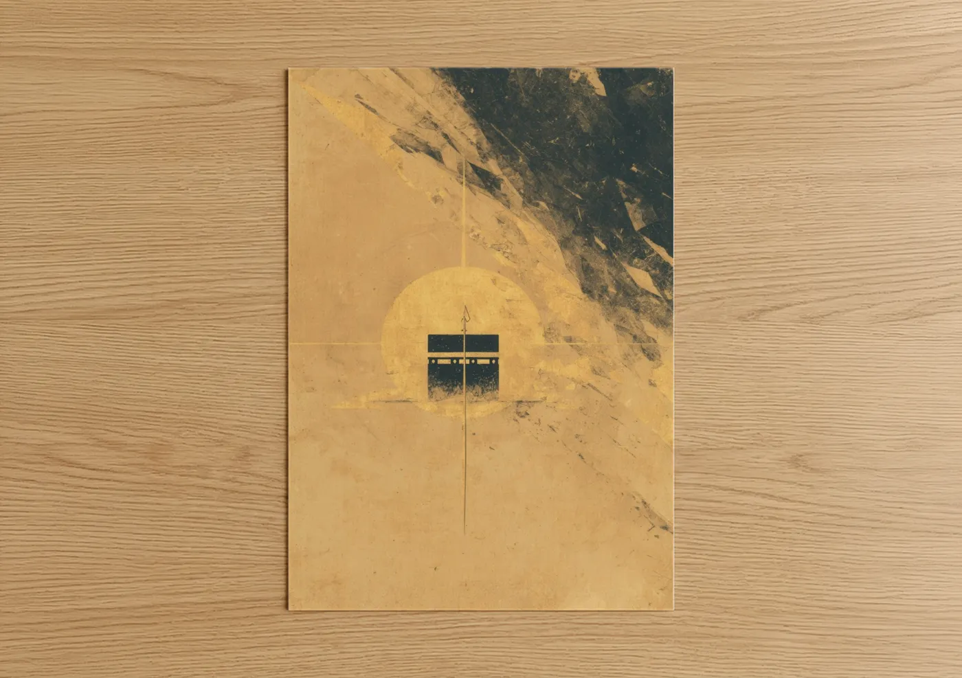 Sacred Kaaba Islamic Art Spiritual Wall Art