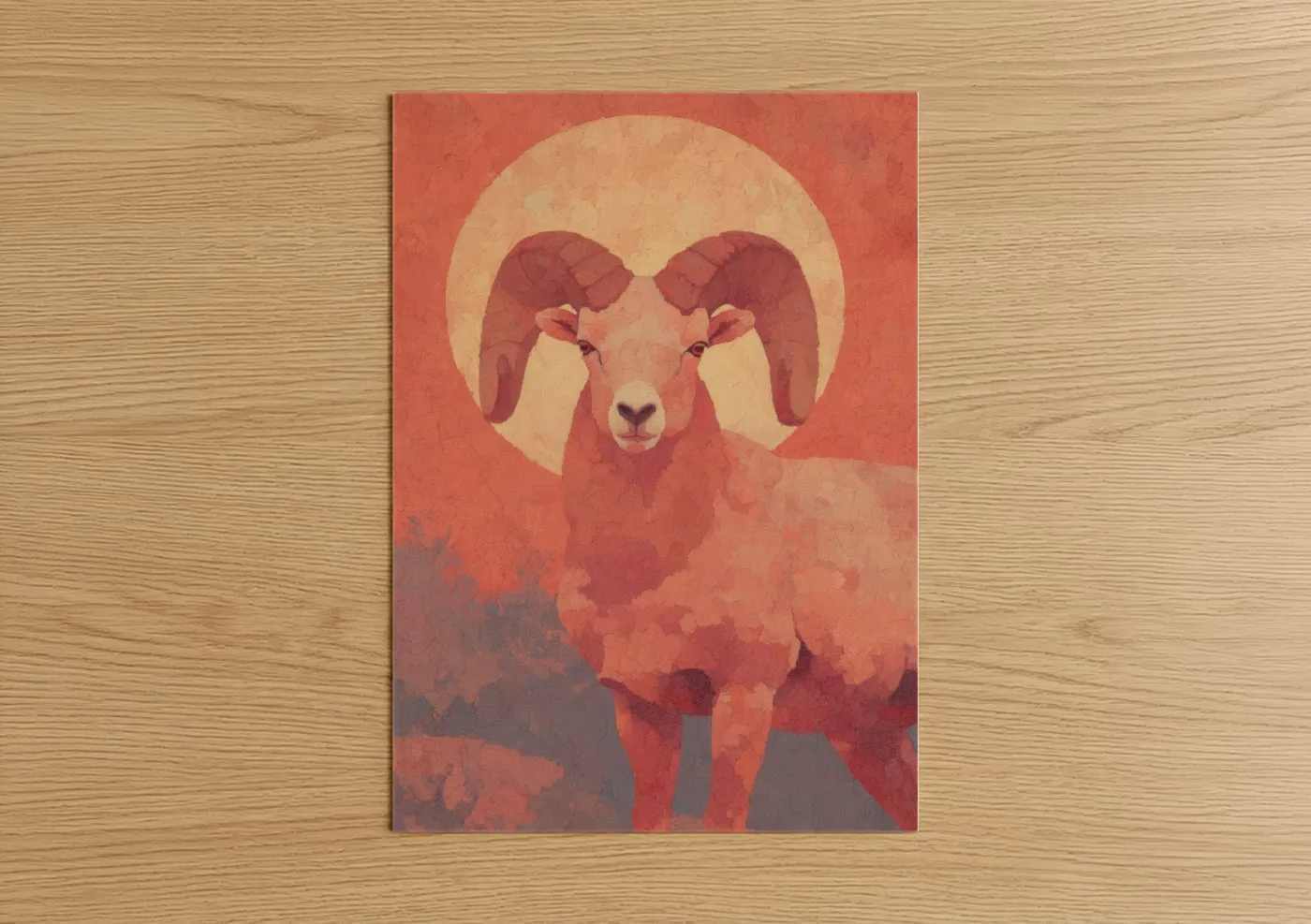 Aries Ram Spirit Zodiac Wall Art