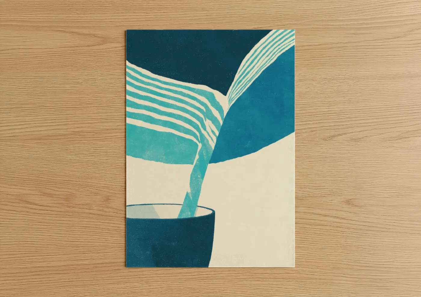 Aquarius Water Pour Zodiac Wall Art