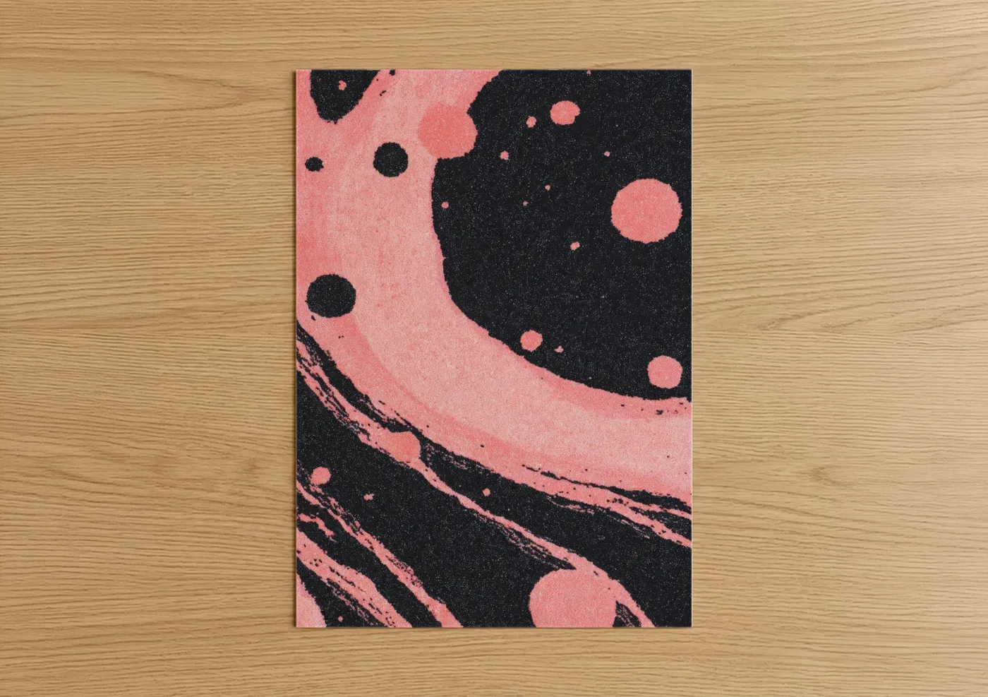 Cosmic Condiments Abstract Art Print Wall Art