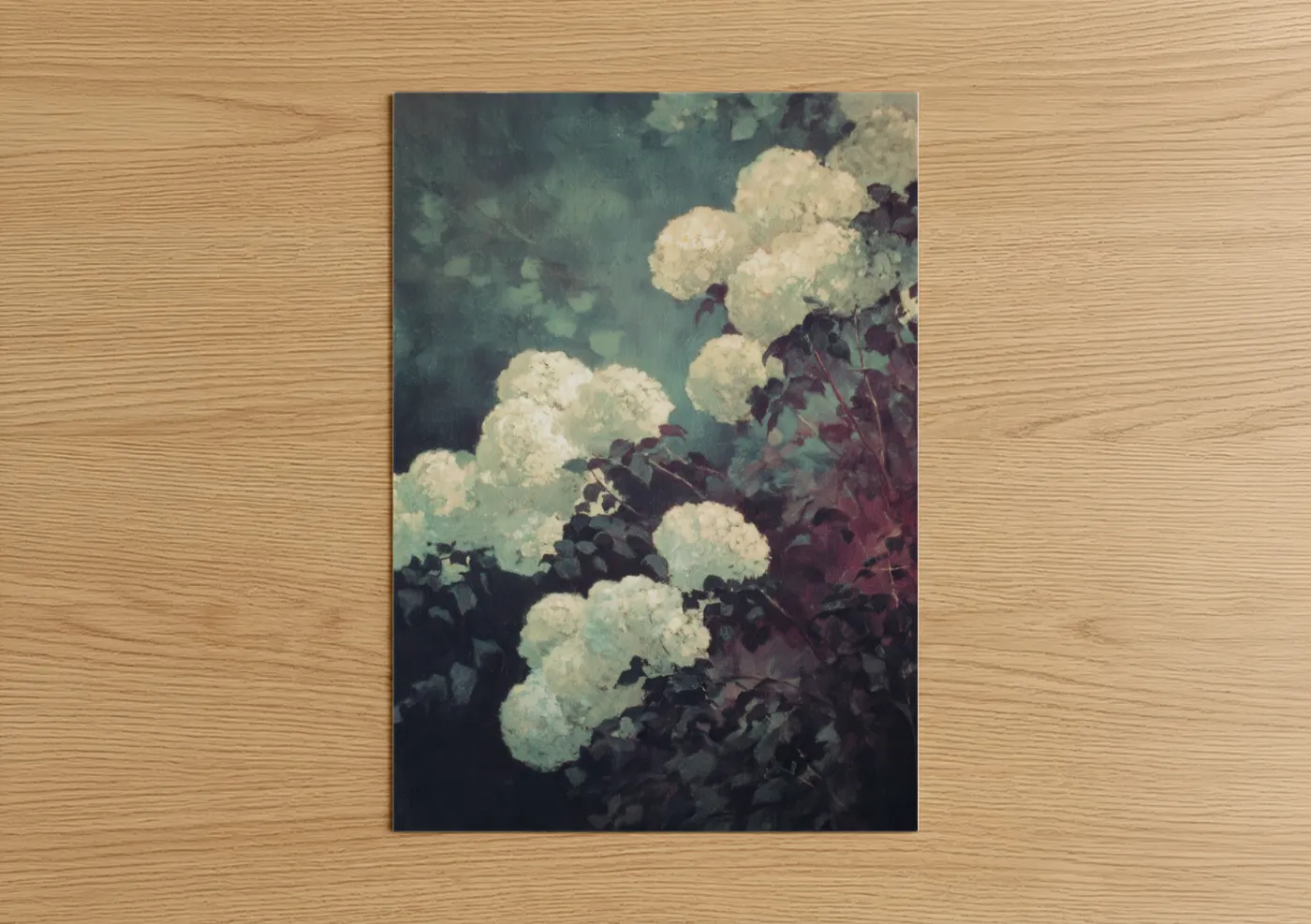 Vintage Lilac Blooms Floral Wall Art