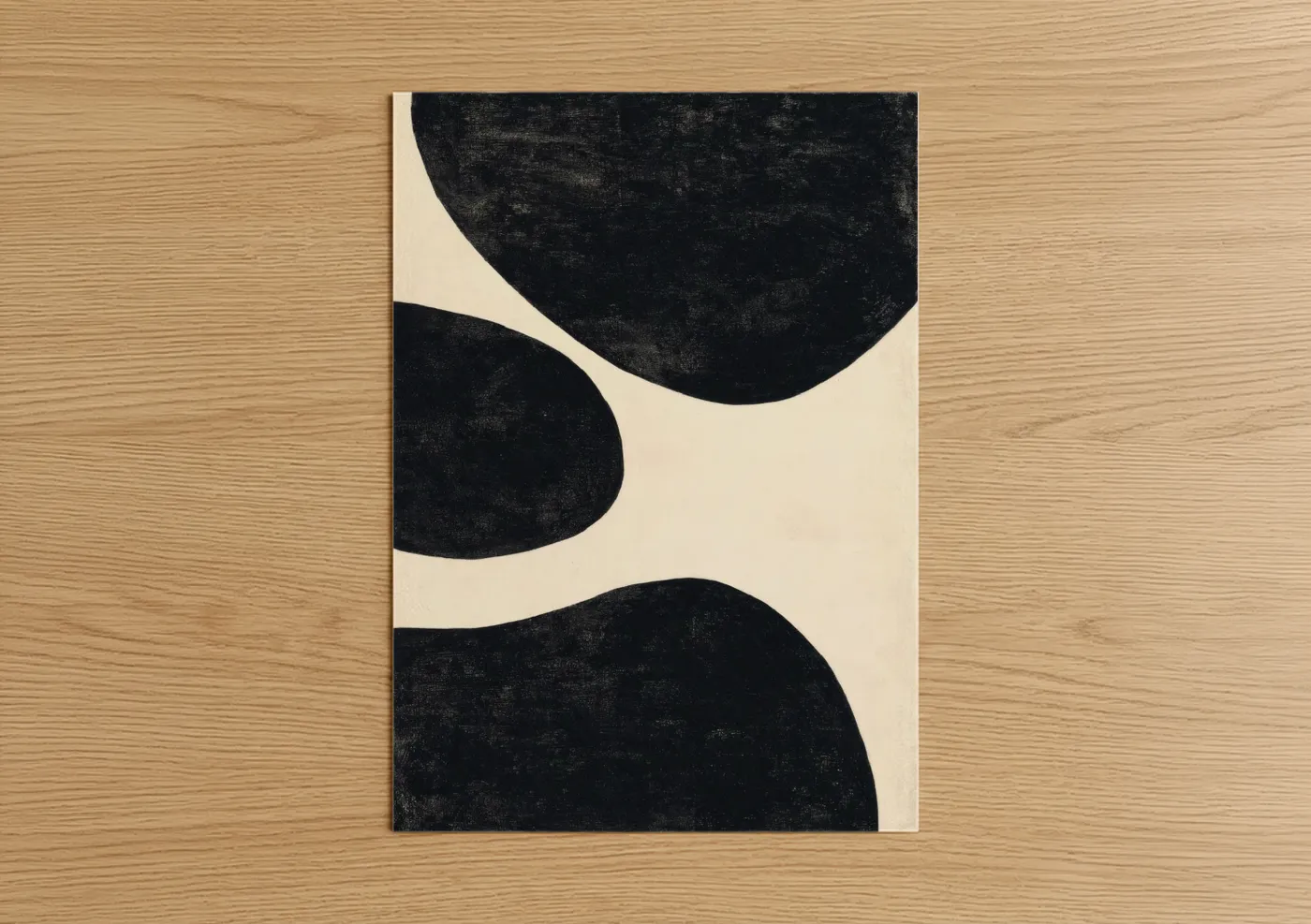 Organic Curves Abstract Minimalist Wall Art