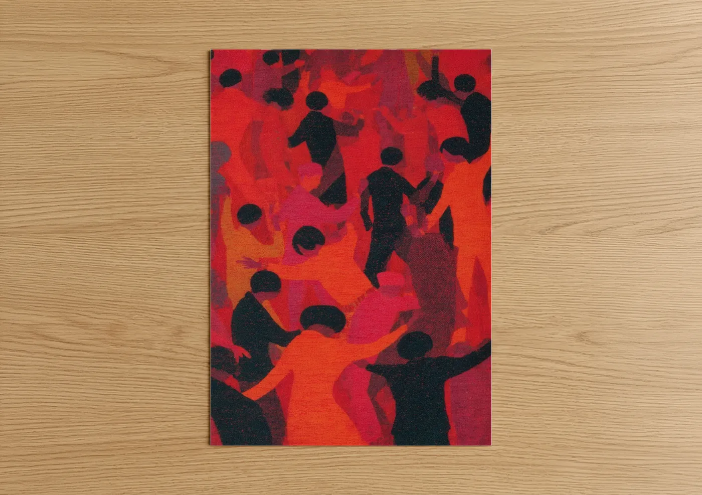 Funk Energy Abstract Silhouettes Wall Art