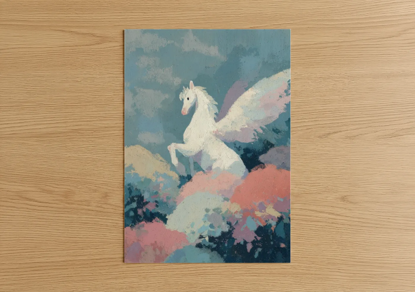 Winged Pegasus Mythical Creature Wall Art