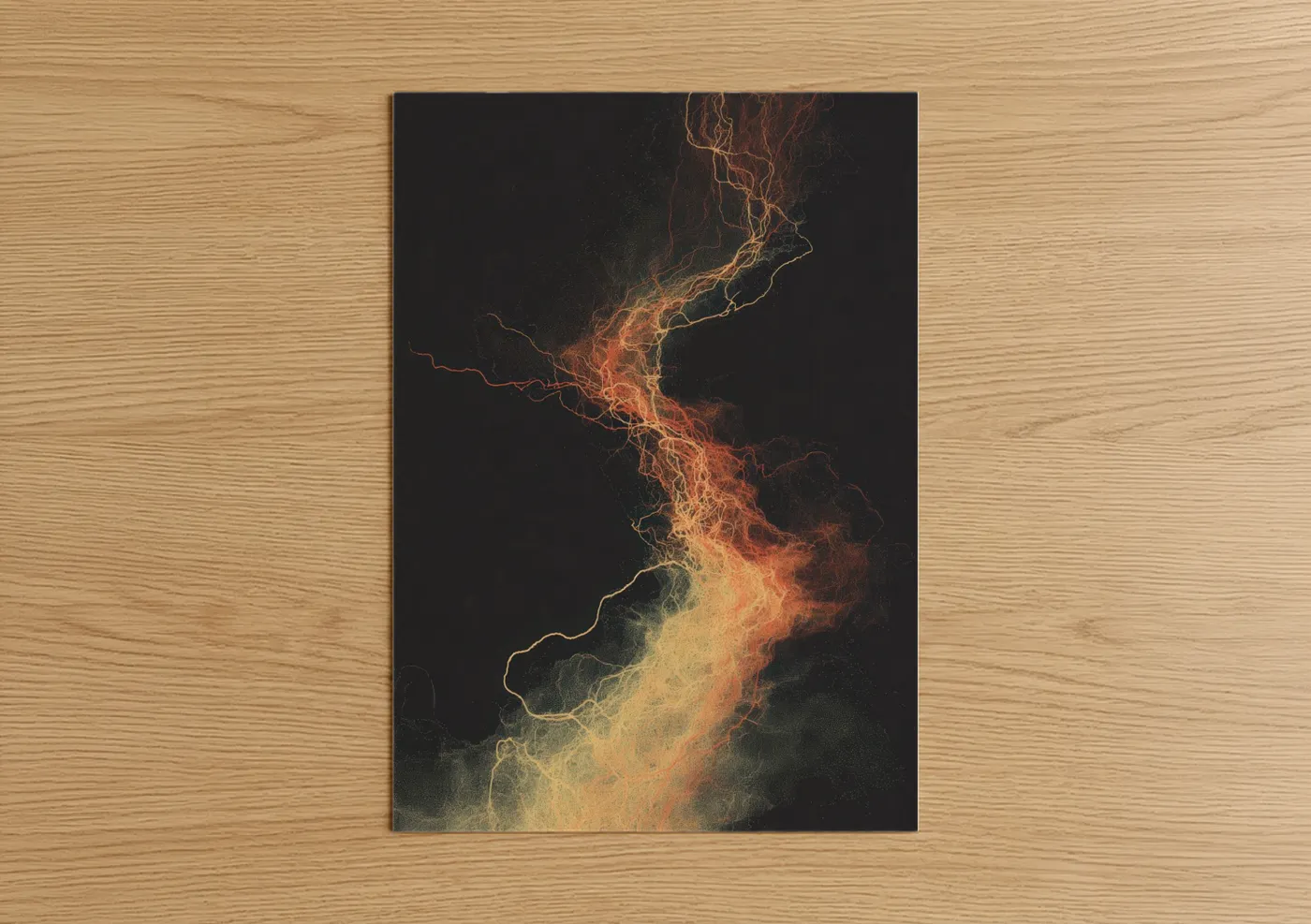 Electric Storm Lightning Dark Sky Wall Art
