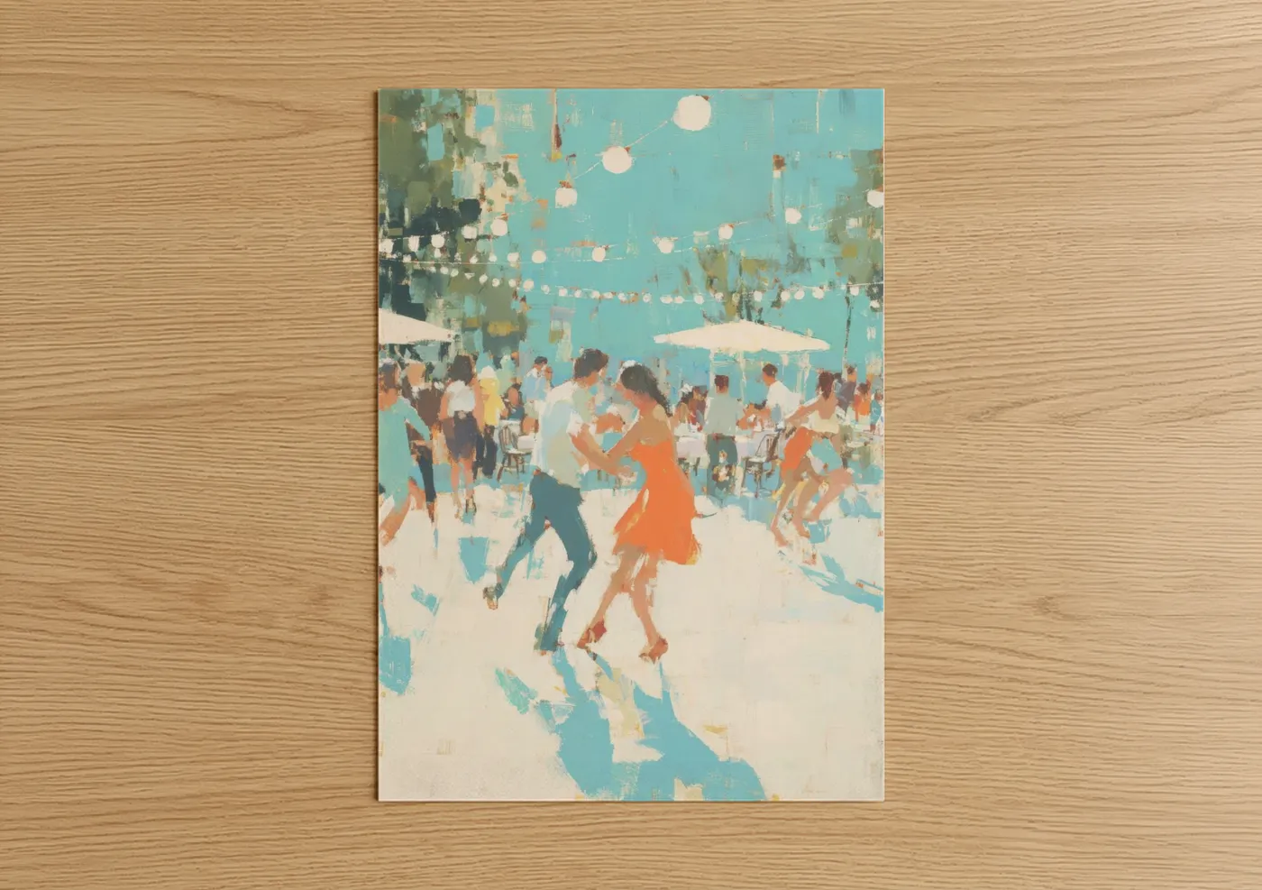 Vibrant Swing Dance Urban Celebration Wall Art