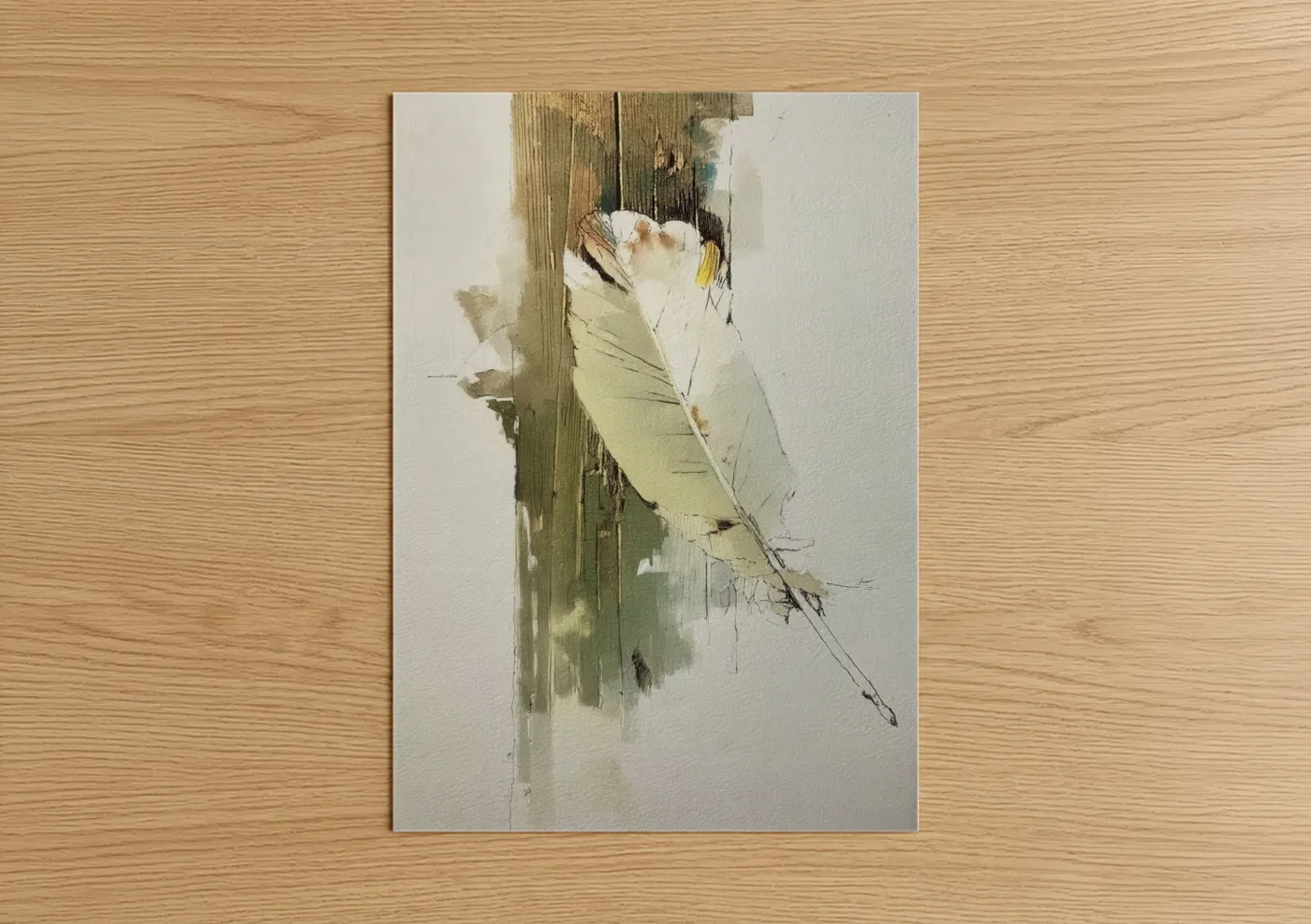 Minimalist Turkey Watercolor Wall Art