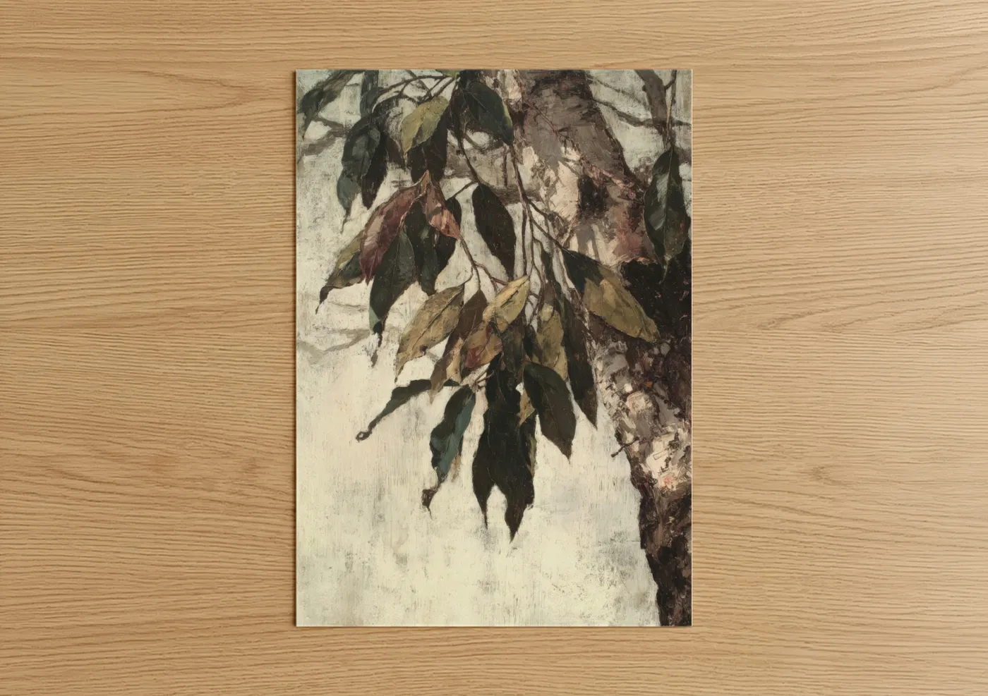 Autumn Mangrove Branches Botanical Art Wall Art