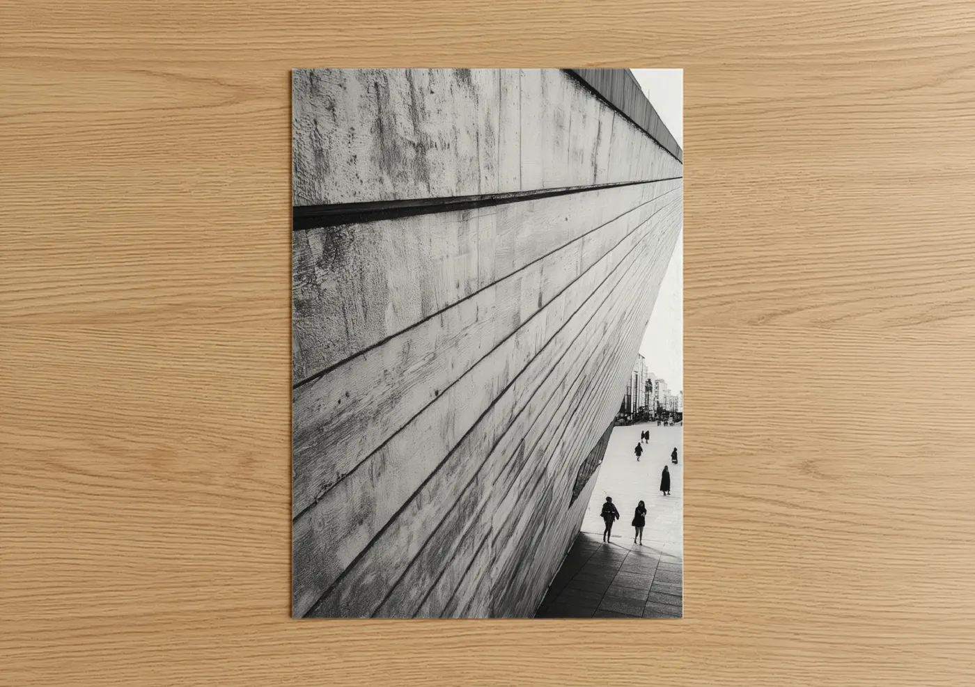 Minimalist Concrete Architecture Photography Wall Art
