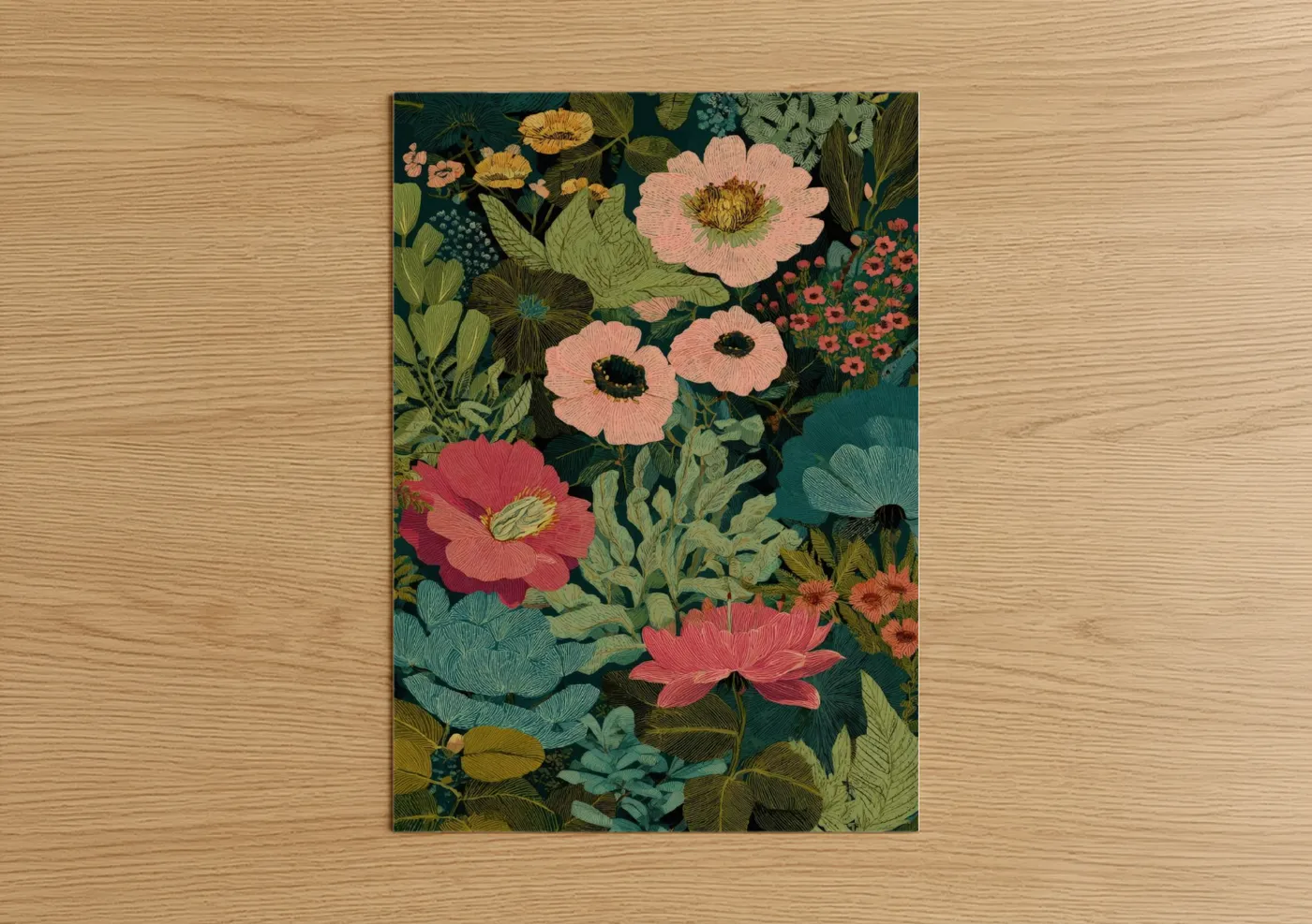 Botanical Garden Bloom Floral Wall Art