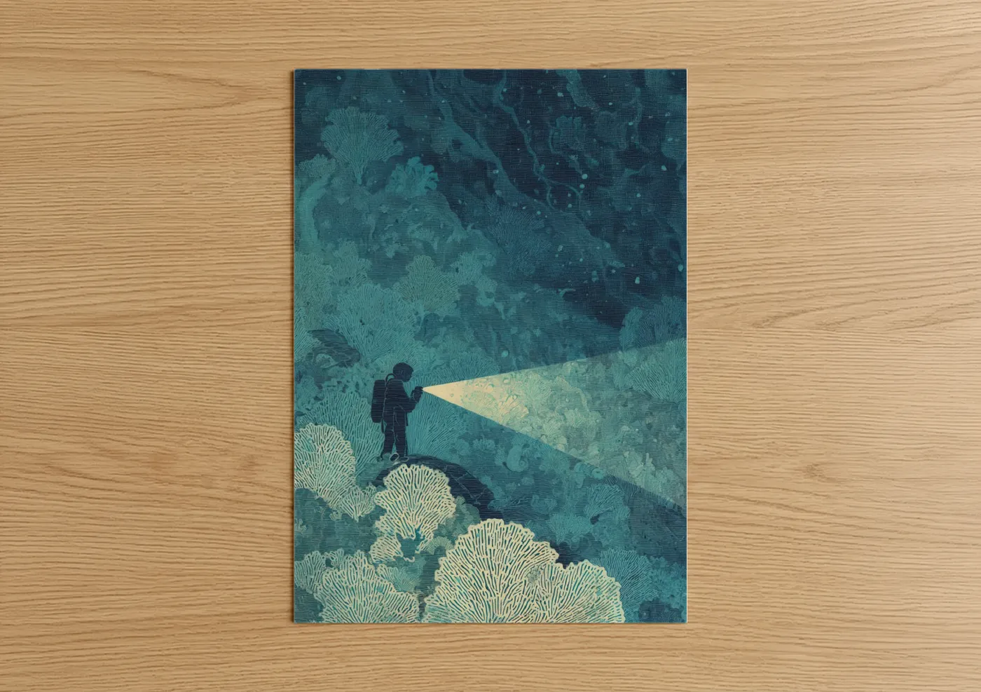 Deep Sea Diving Adventure Underwater Wall Art