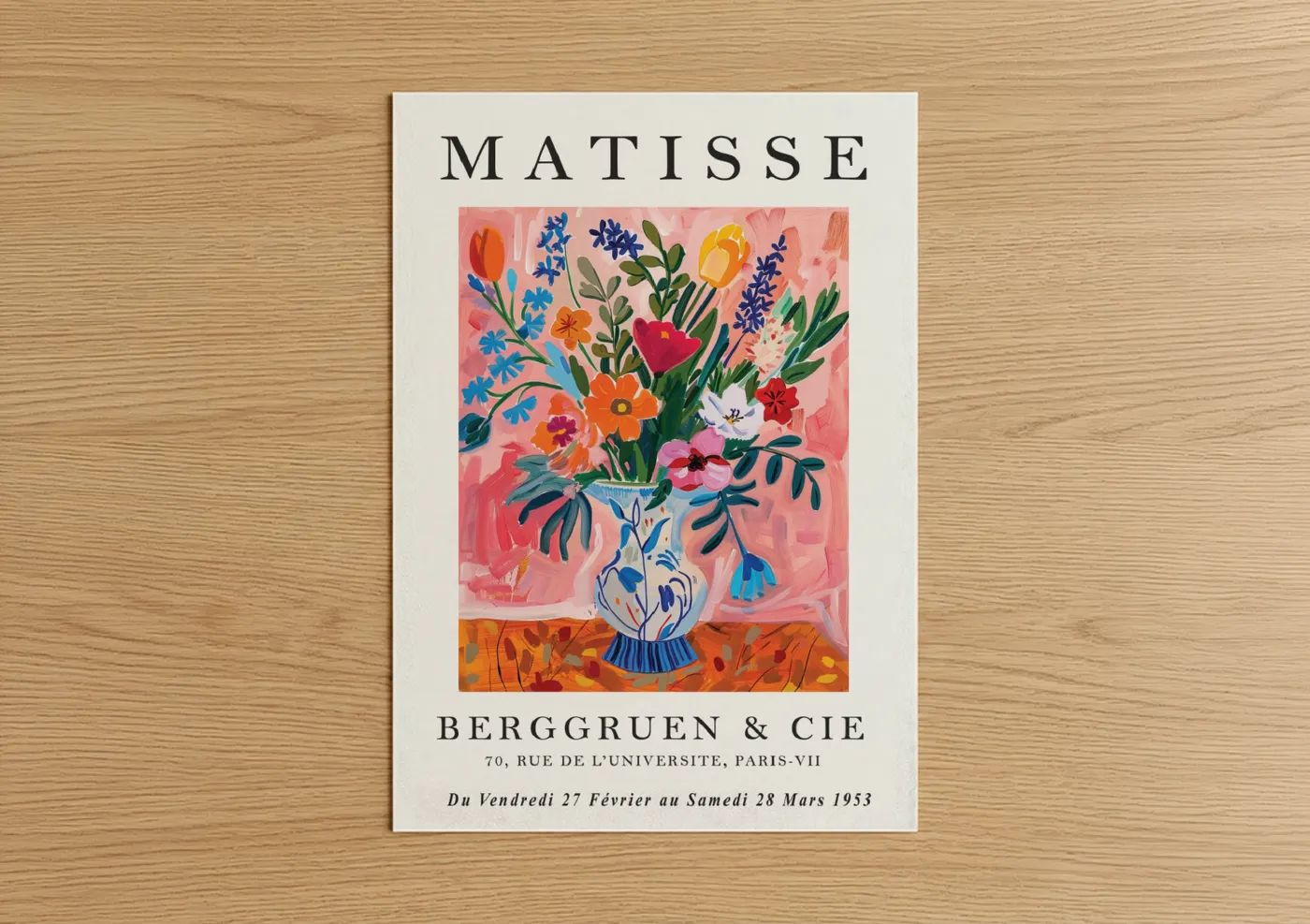 Matisse Bouquet Abstract Floral Wall Art
