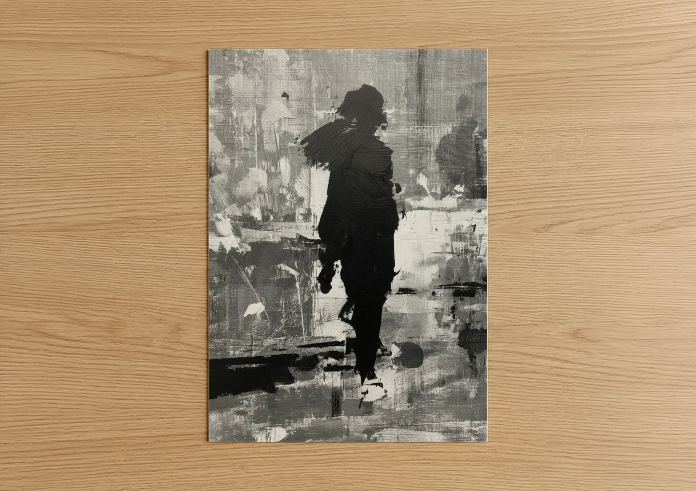 Urban Silhouette Abstract Contemporary Wall Art