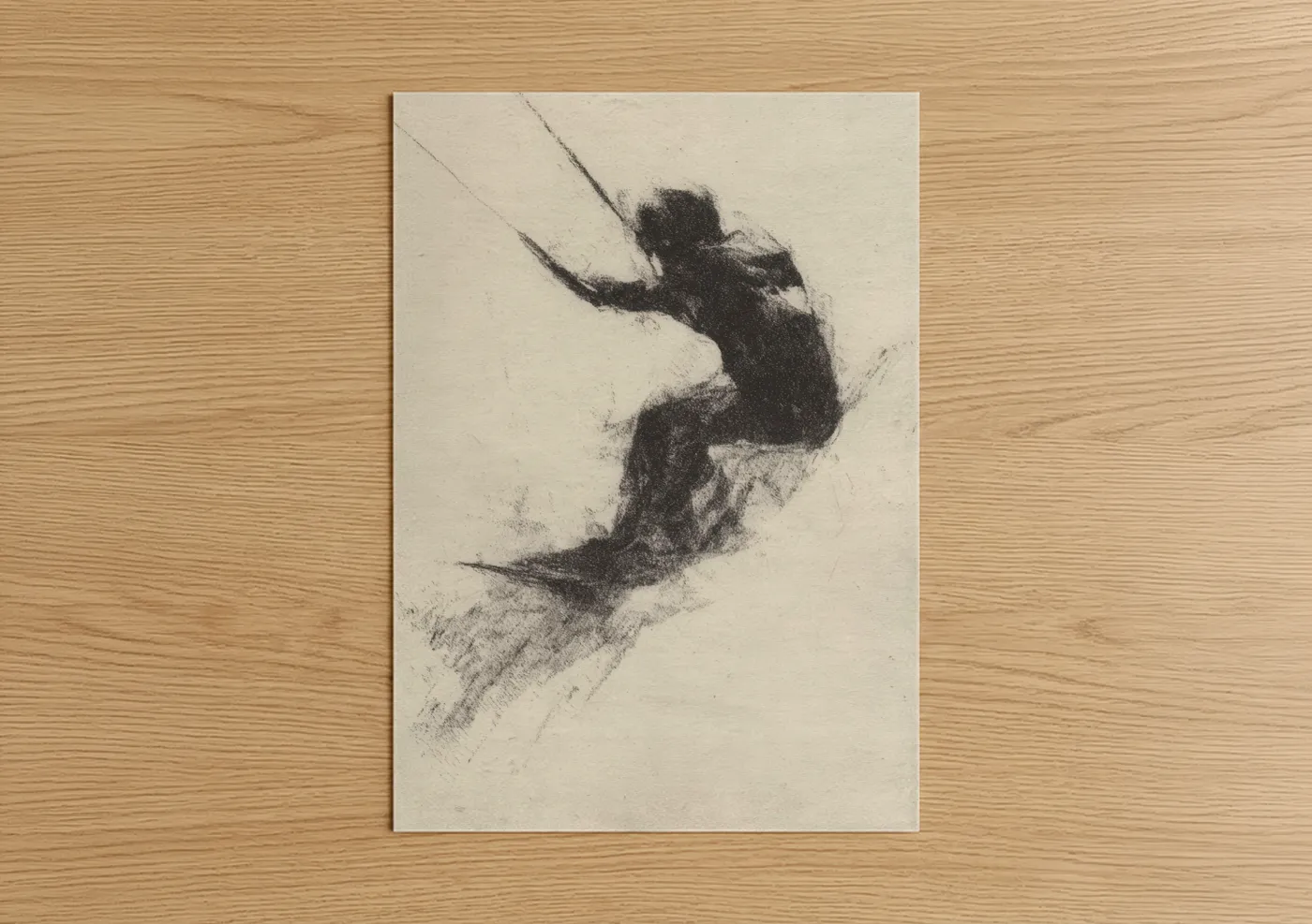 Aerial Wakeboarder Action Water Sport Wall Art