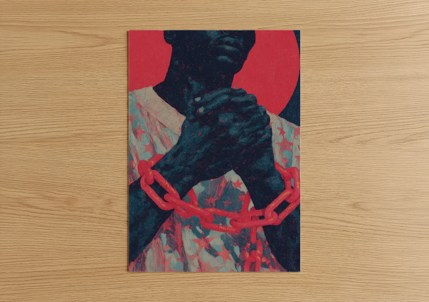Bold Juneteenth Liberation Artwork Wall Art