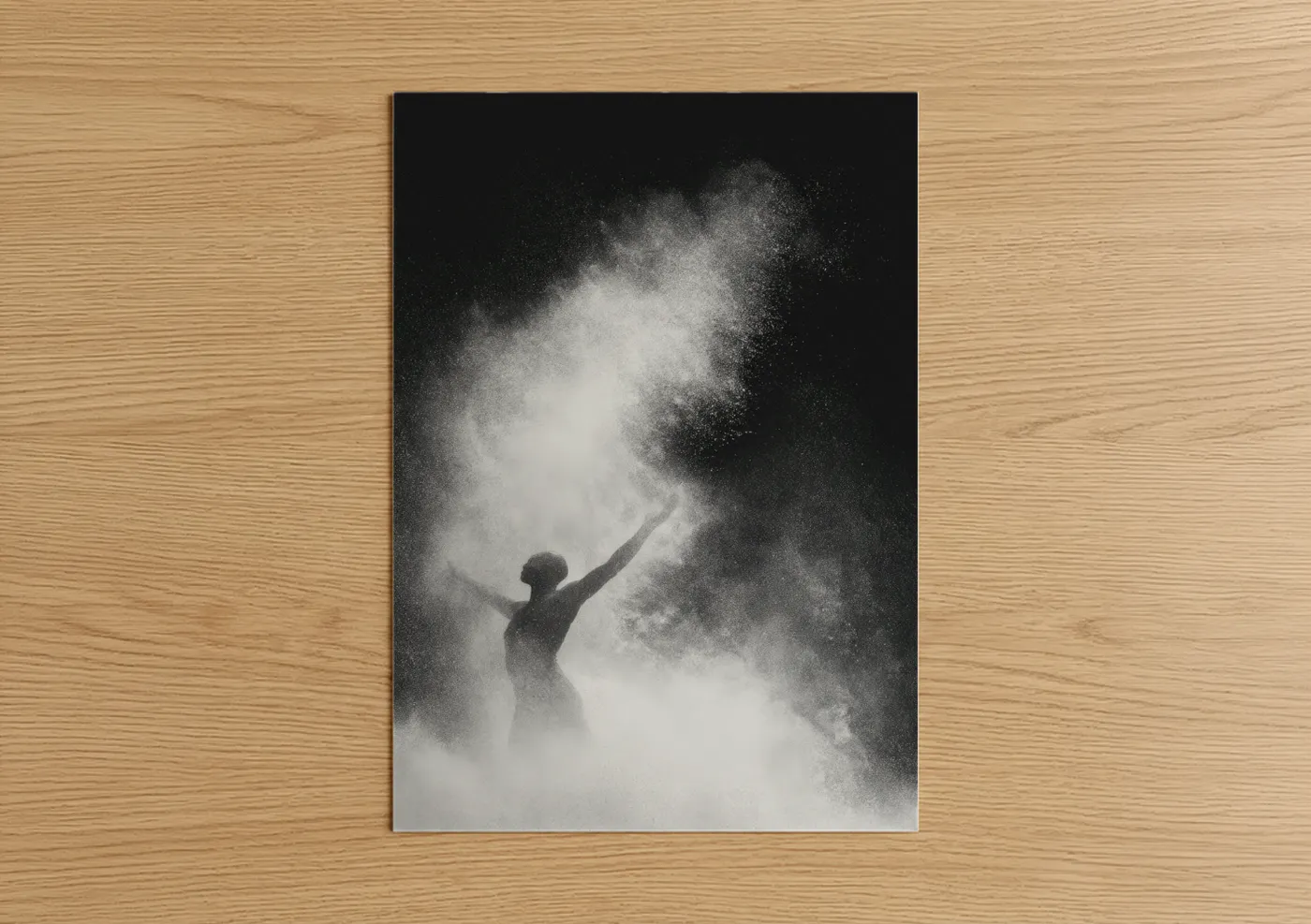 Powder Ascension Modern Dance Wall Art