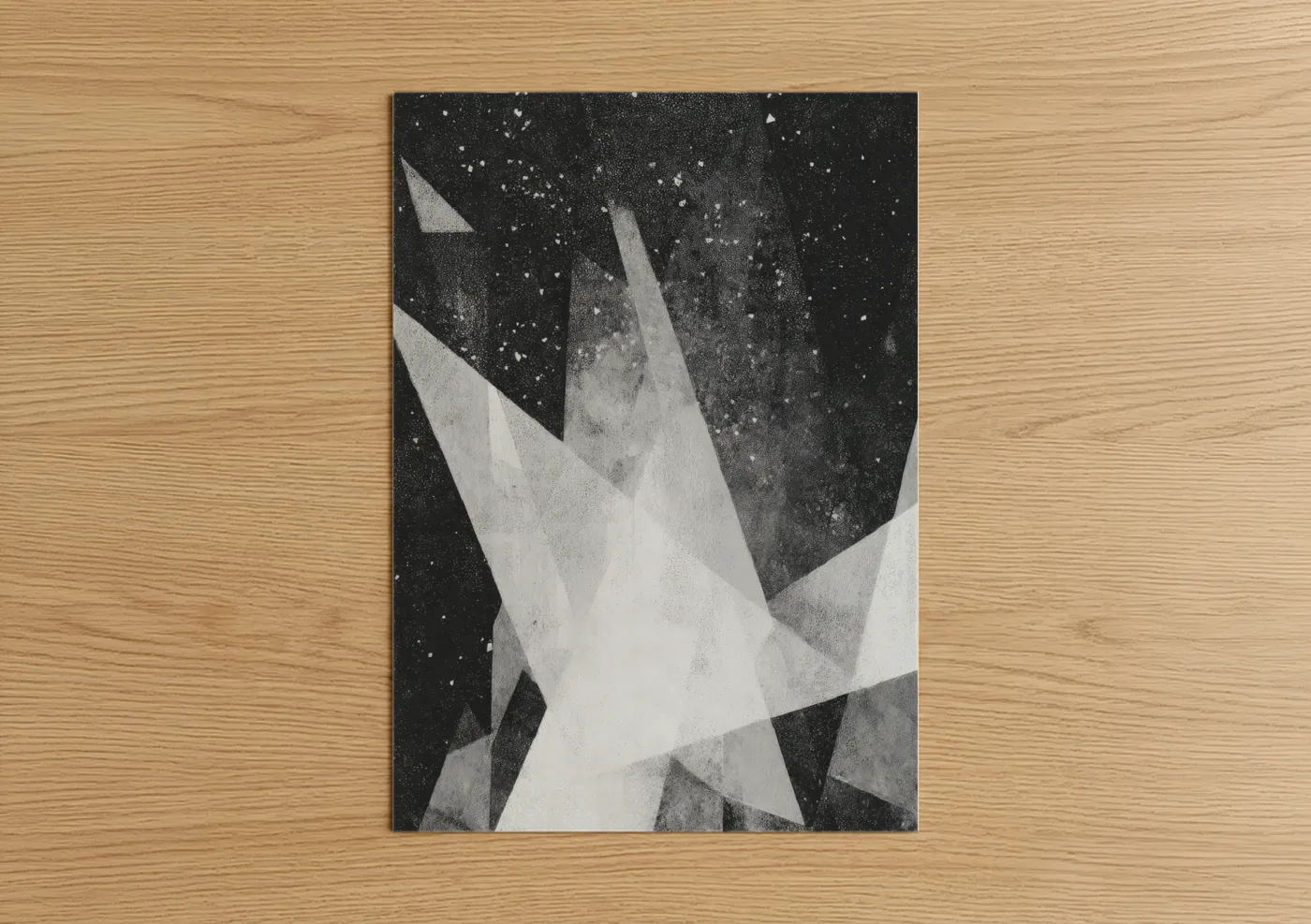 Abstract Galaxy Geometric Wall Art