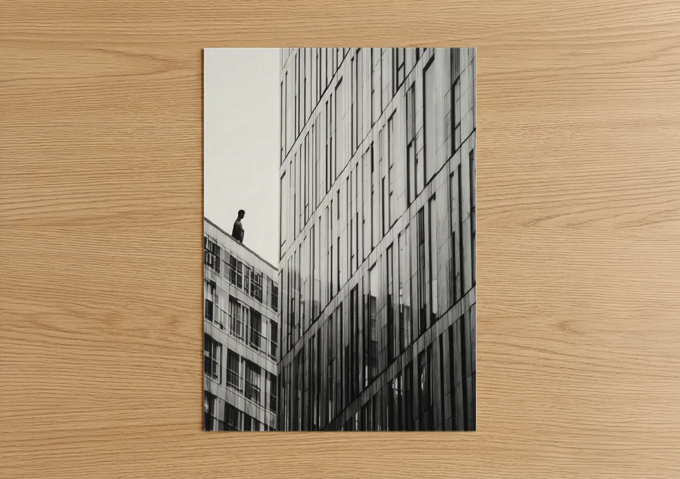 Urban Solitude Minimalist Architecture Wall Art