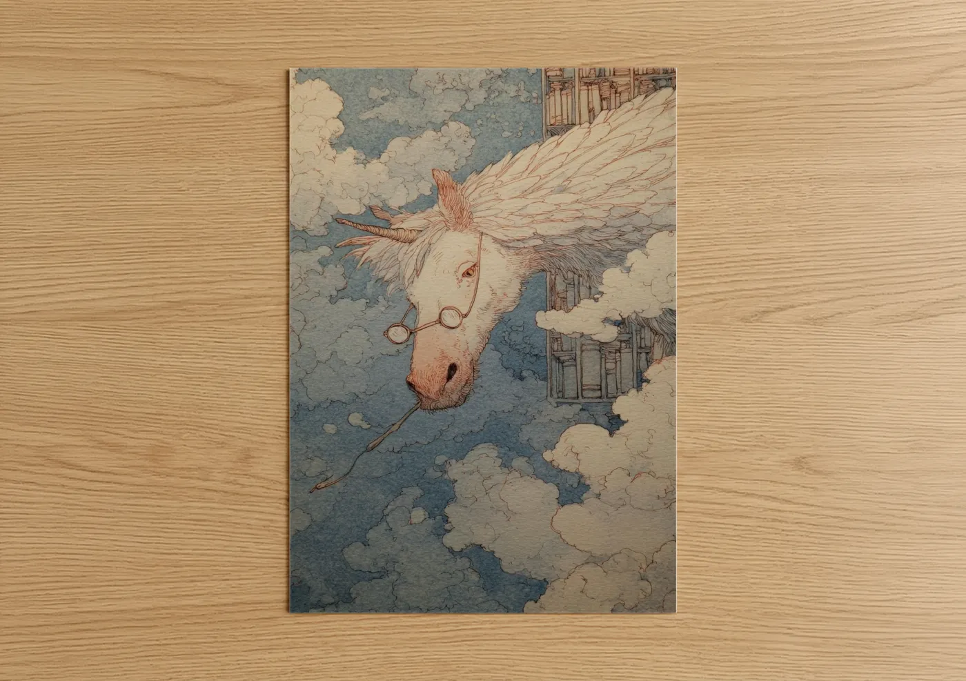 Winged Pegasus Mythical Creature Wall Art
