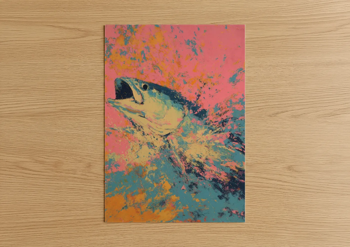 Neon Tarpon Pop Art Fish Wall Art