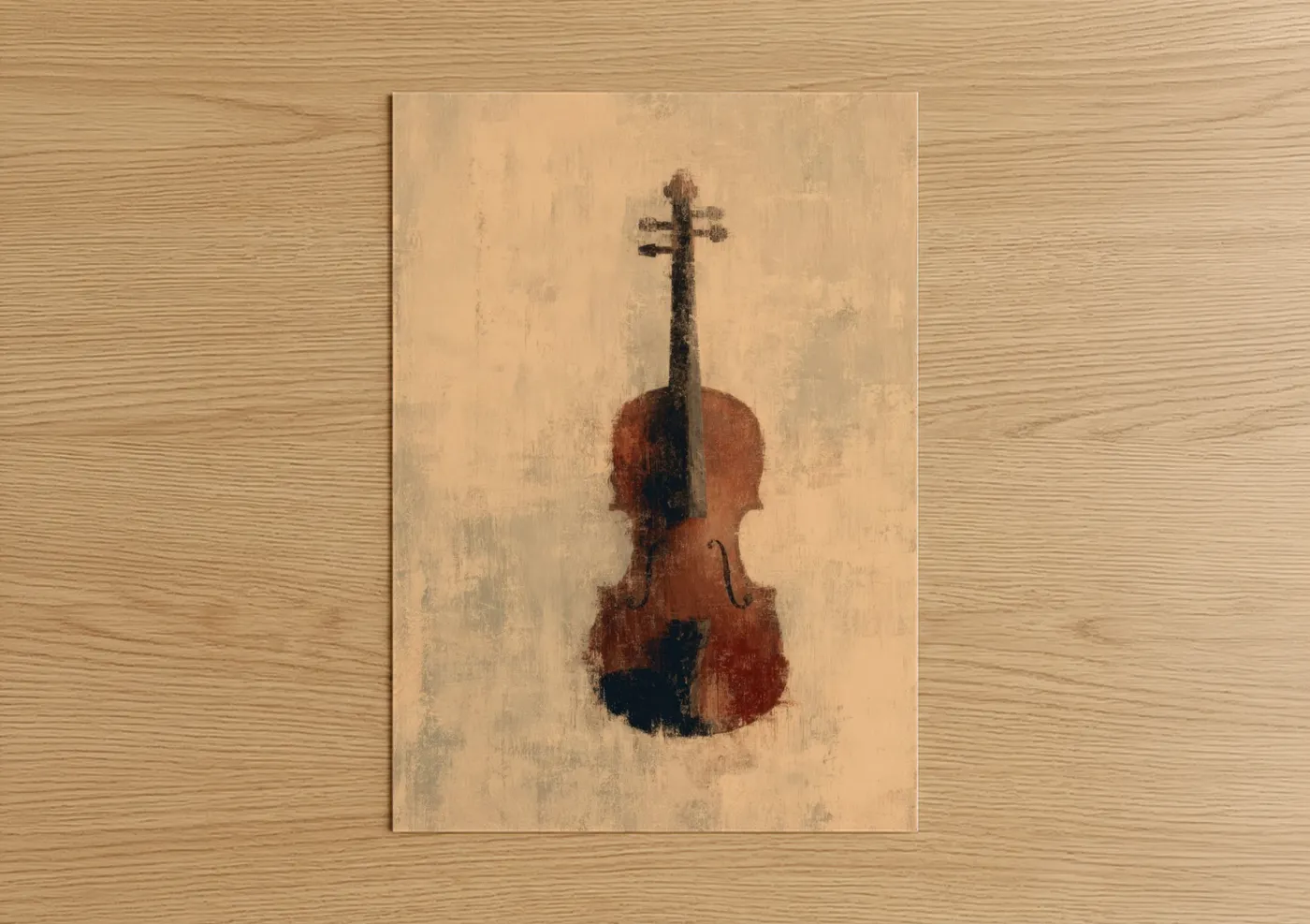 Vintage Violin Classical Music Wall Art