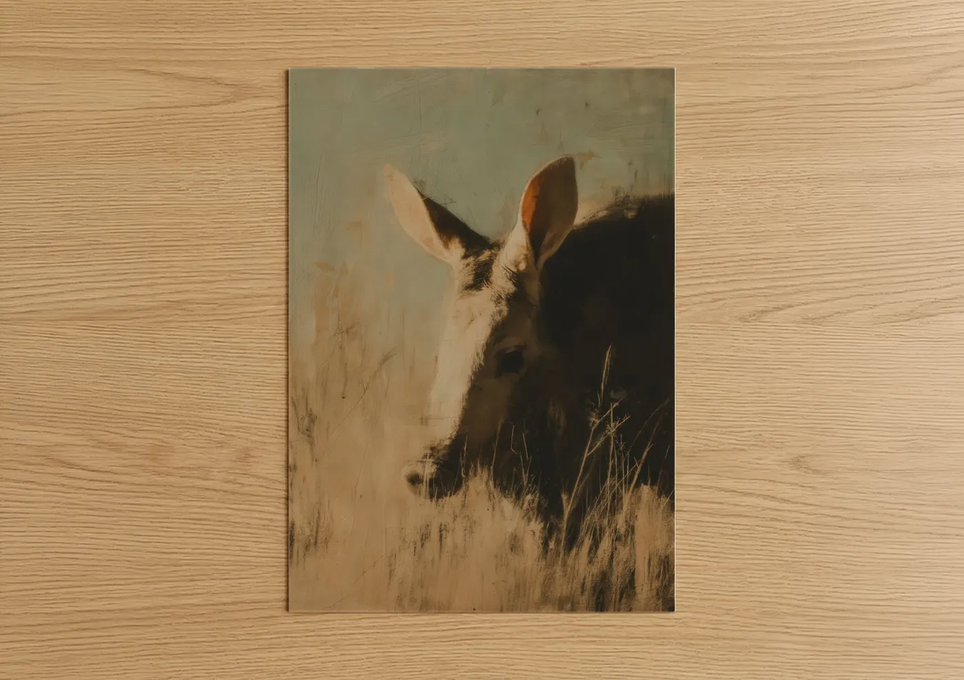 Golden Aardvark Wildlife Art Print Wall Art