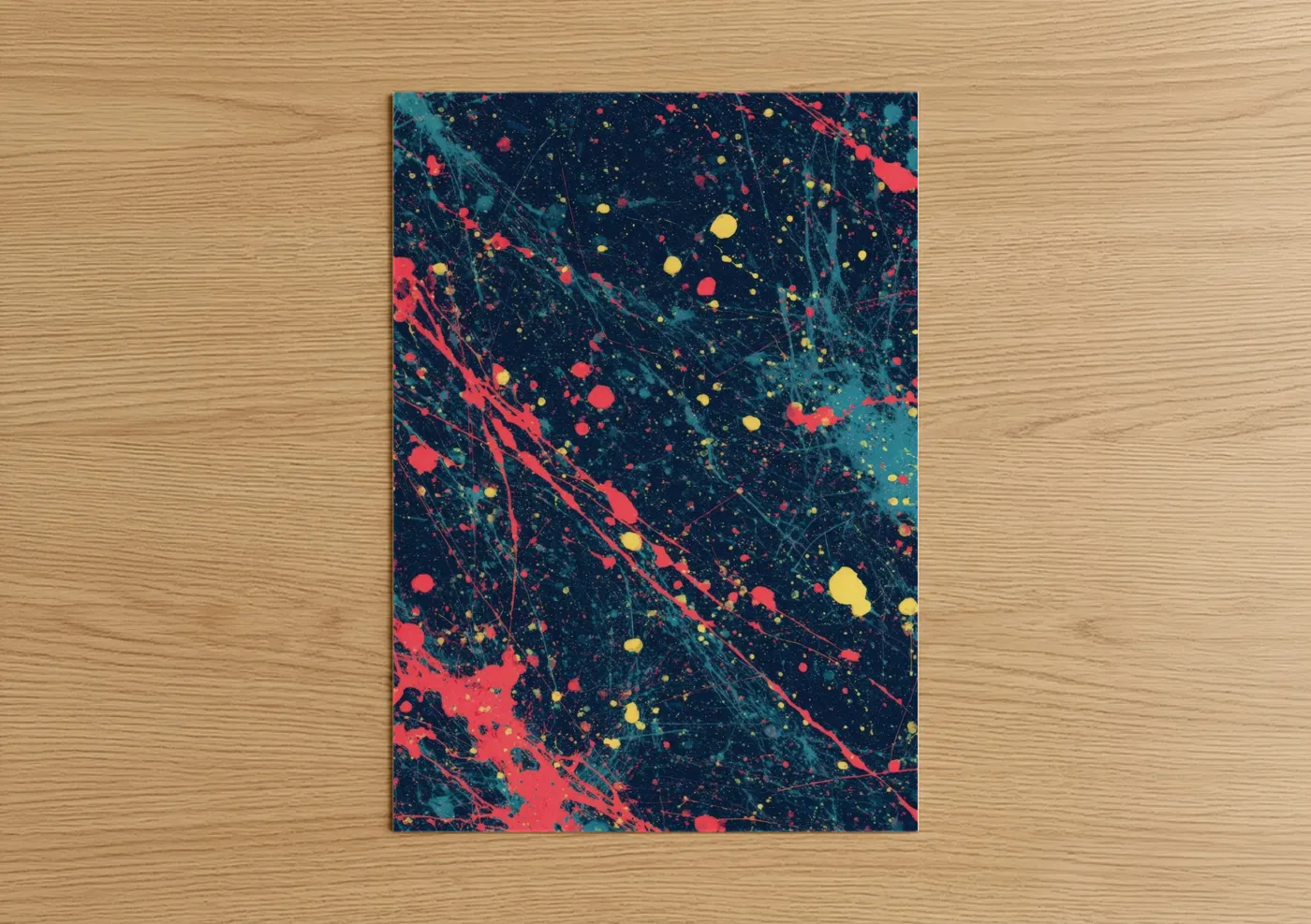Cosmic Nebula Abstract Space Wall Art