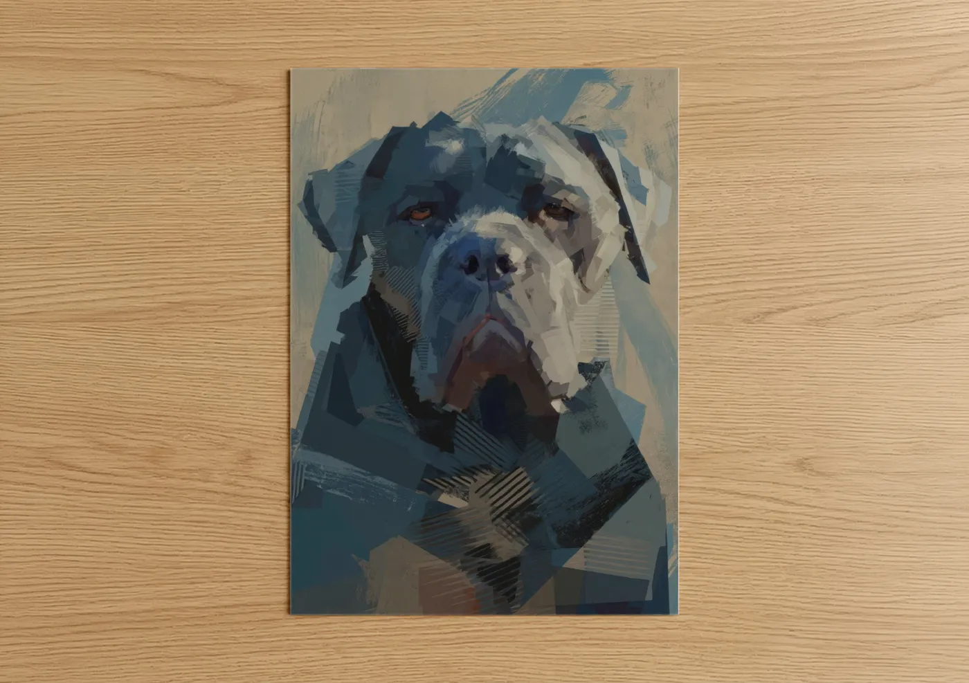 Noble Mastiff Portrait Modern Wall Art