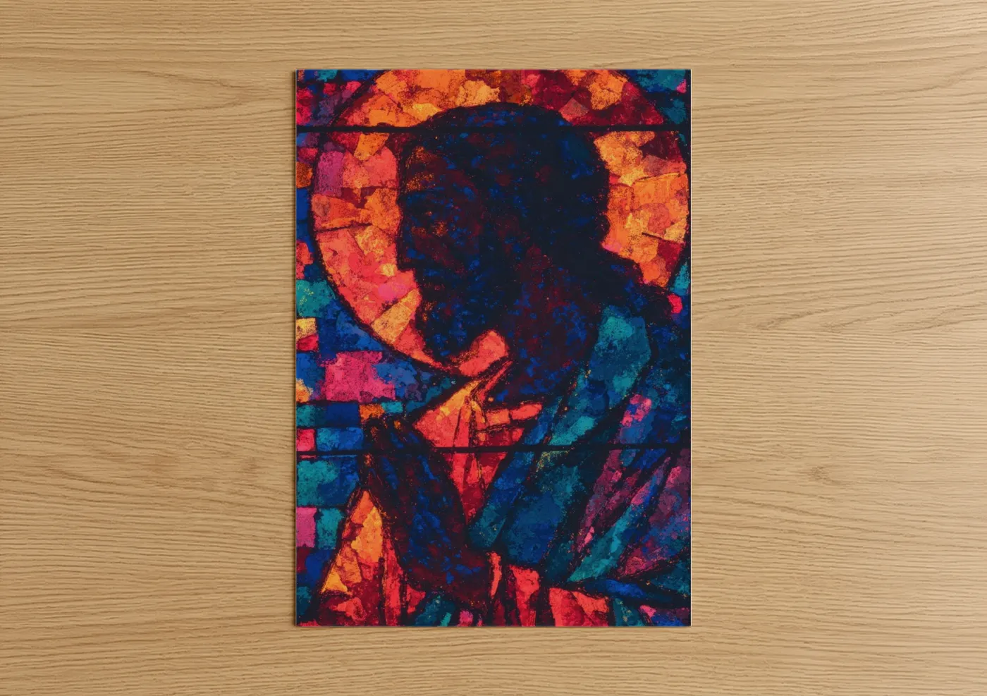 St. Paul Colorful Religious Portrait Wall Art