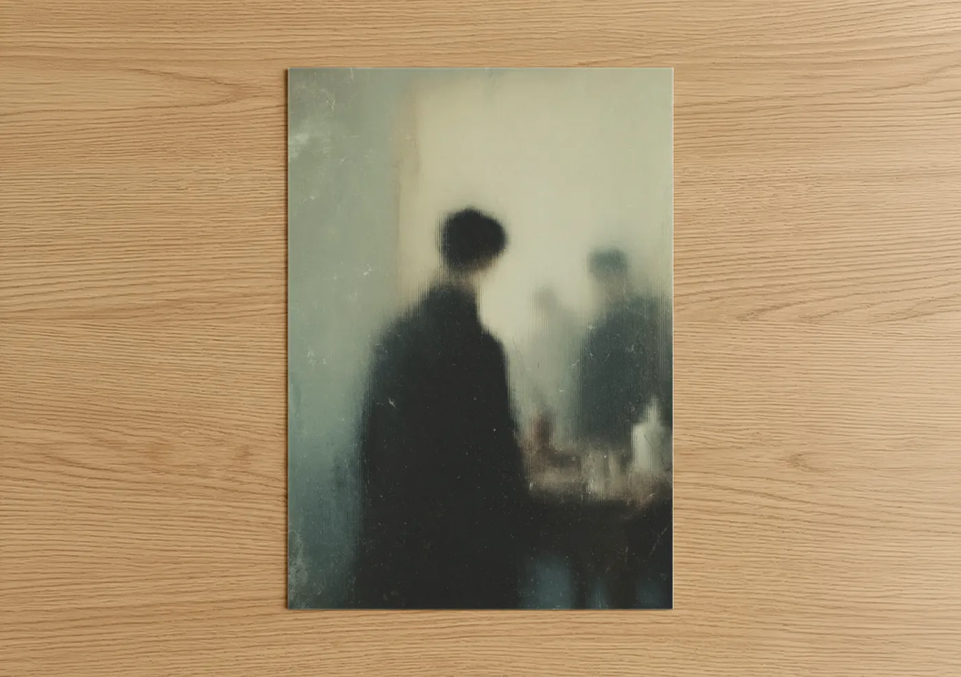 Ethereal Ghost Figure Misty Atmosphere Wall Art