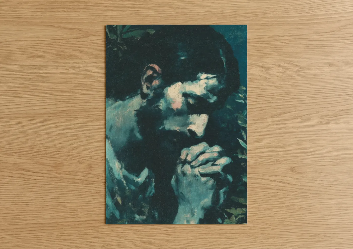 Contemplative Christ Spiritual Fine Wall Art