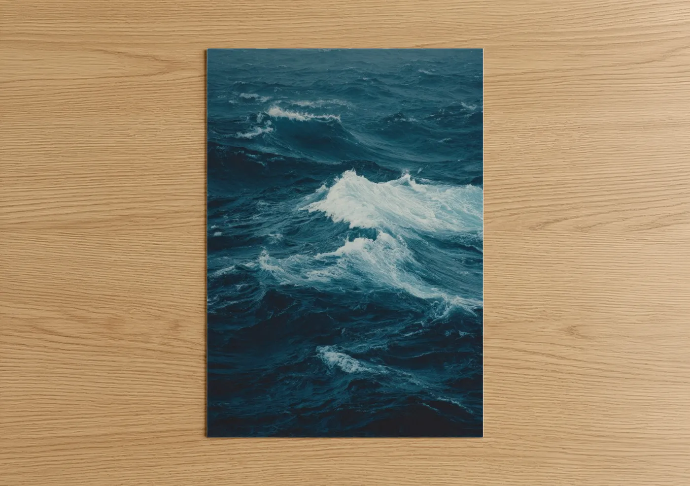 Dramatic Rolling Ocean Waves Photography Wall Art