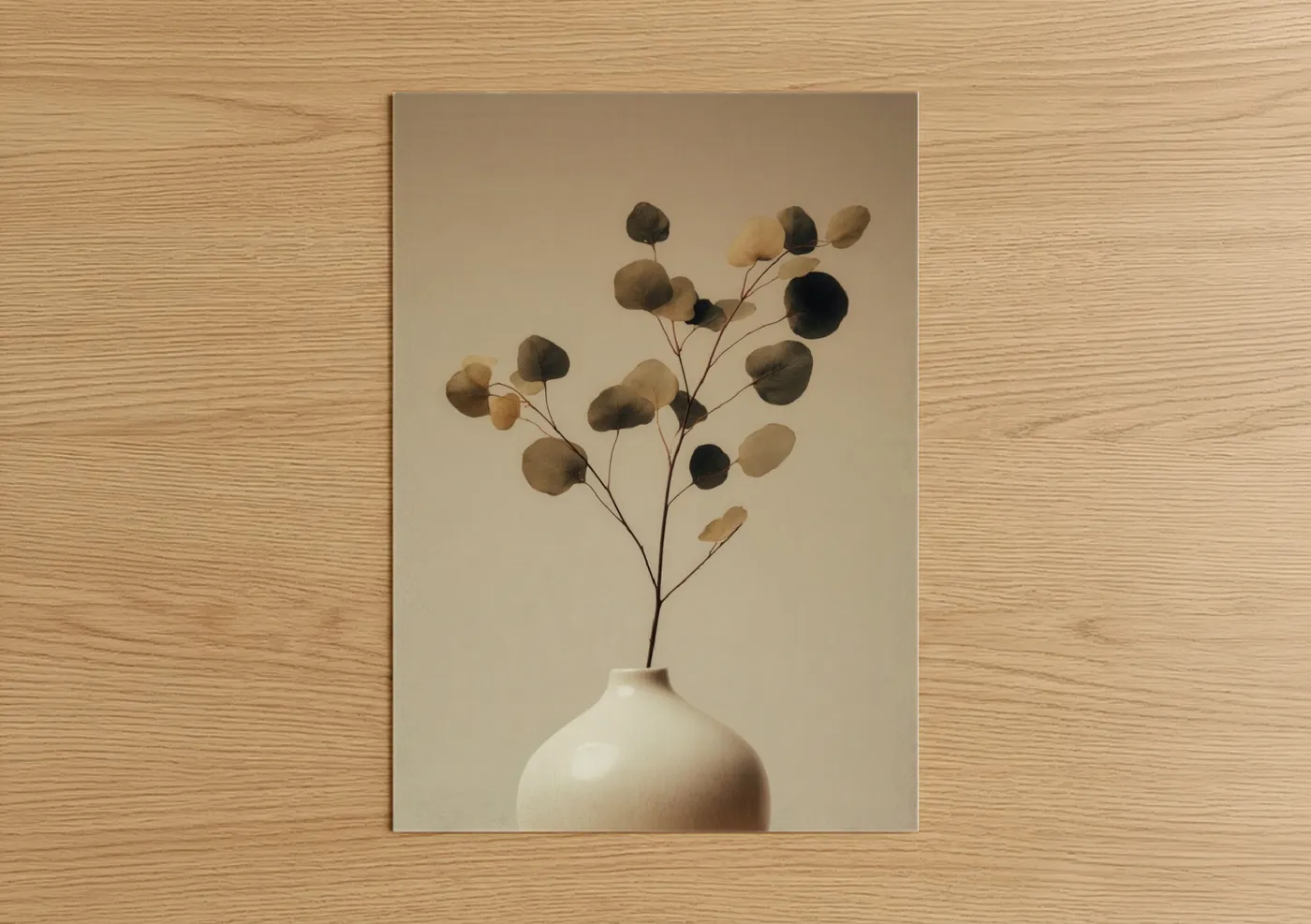 Botanical Pottery Minimalist Vase Wall Art