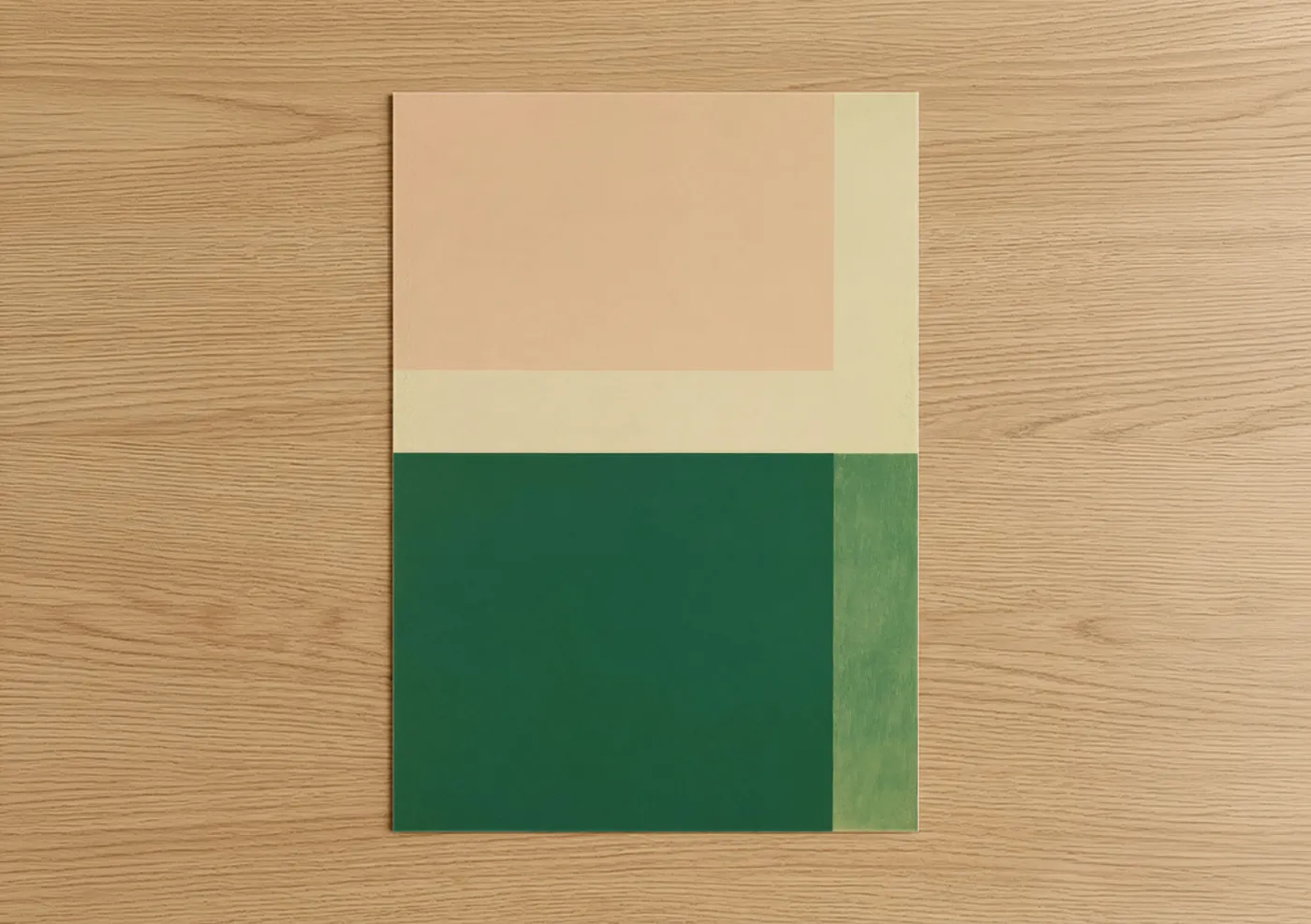 Earthy Minimalist Abstract Geometric Wall Art