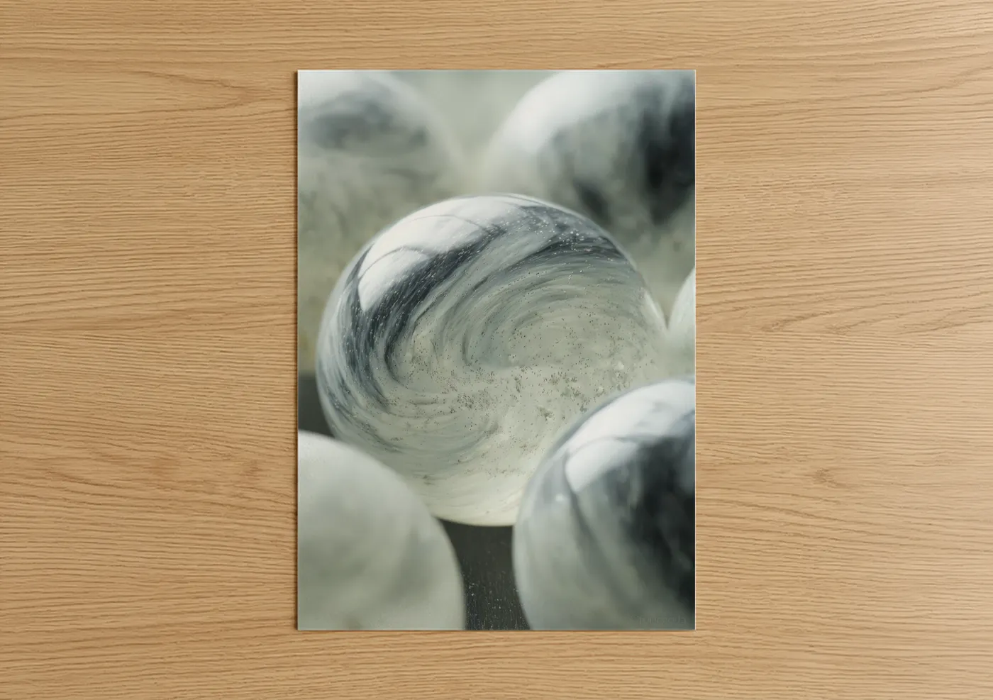 Molten Glass Sphere Glassworking Wall Art