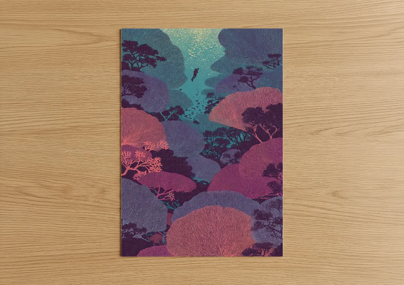 Tropical Snorkeling Adventure Underwater Wall Art
