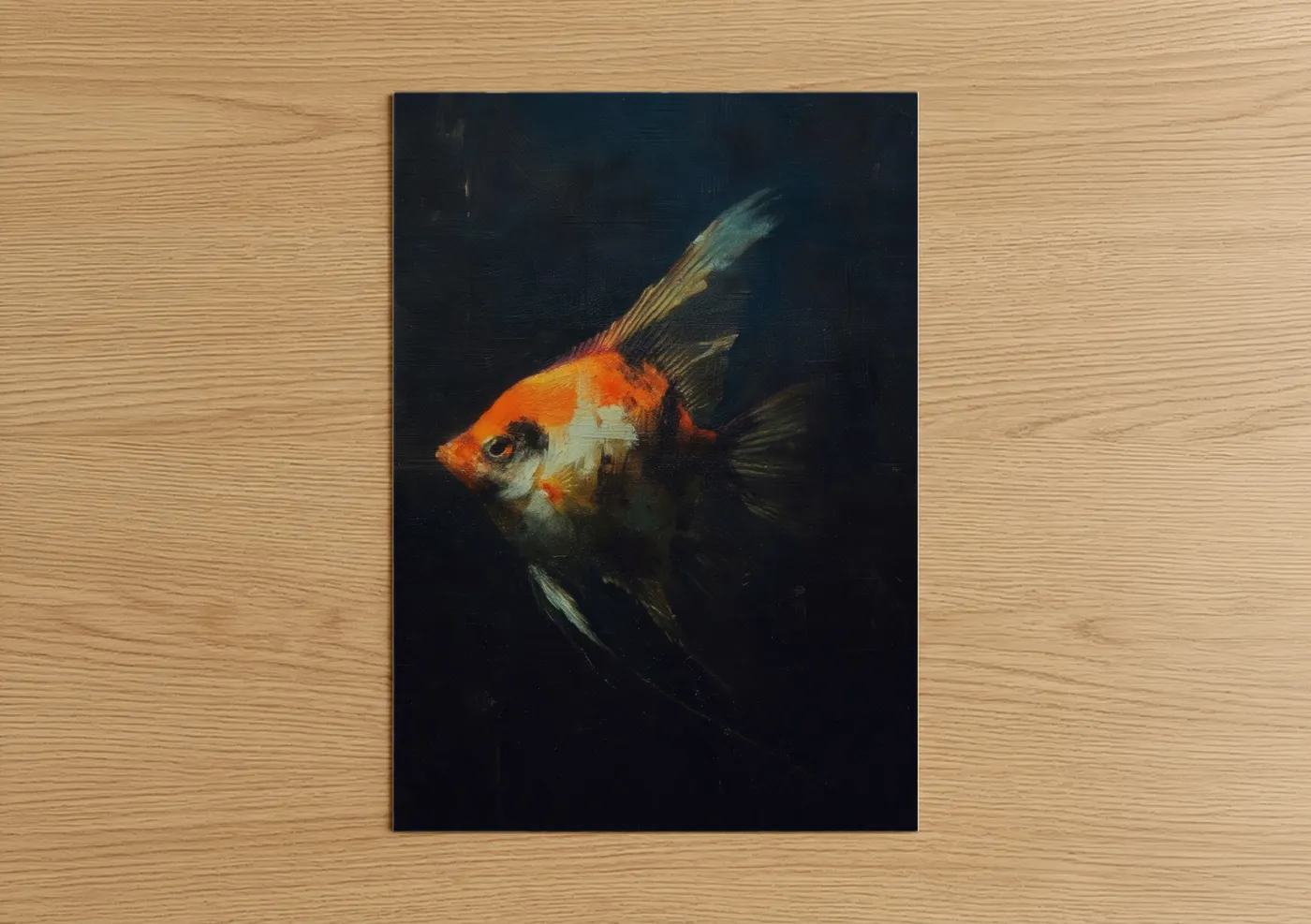 Luminous Angelfish Fine Art Oil Wall Art