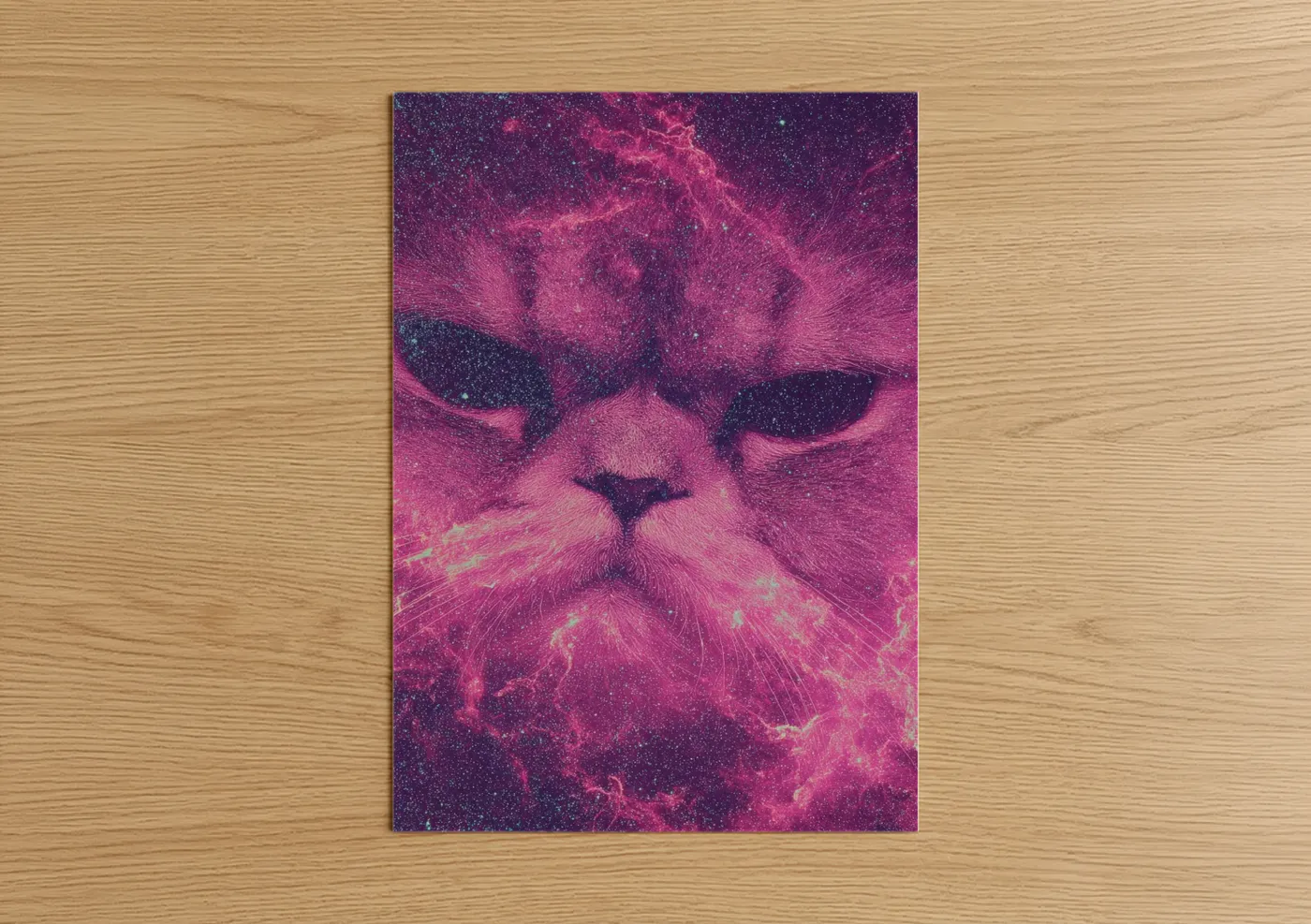 Cosmic Cat Supernova Galaxy Wall Art