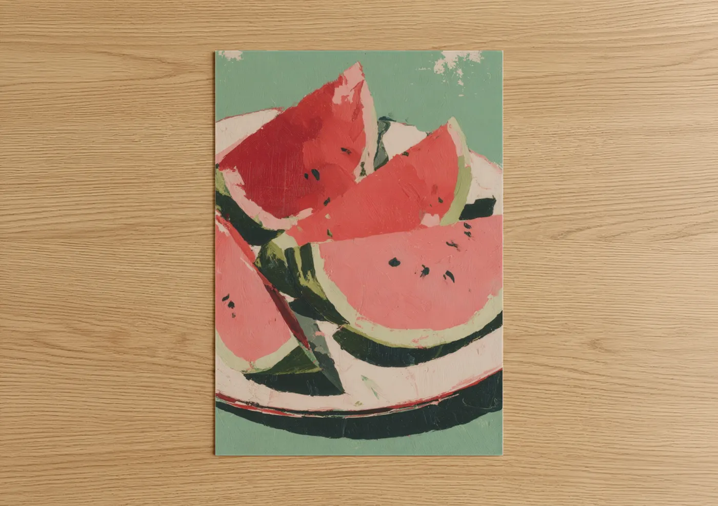 Summer Watermelon Slices Pop Wall Art