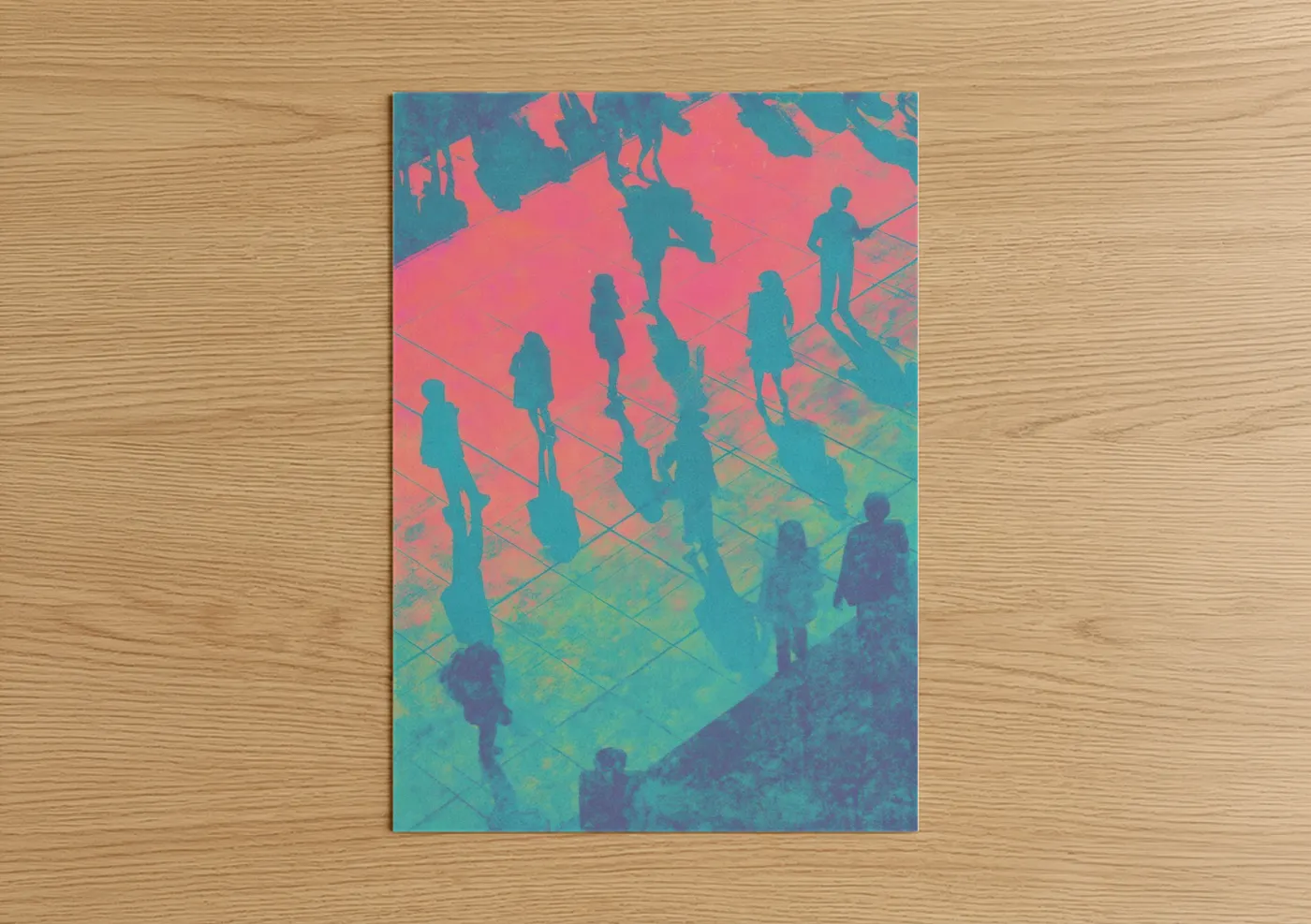 Disco Silhouettes Neon Dance Wall Art