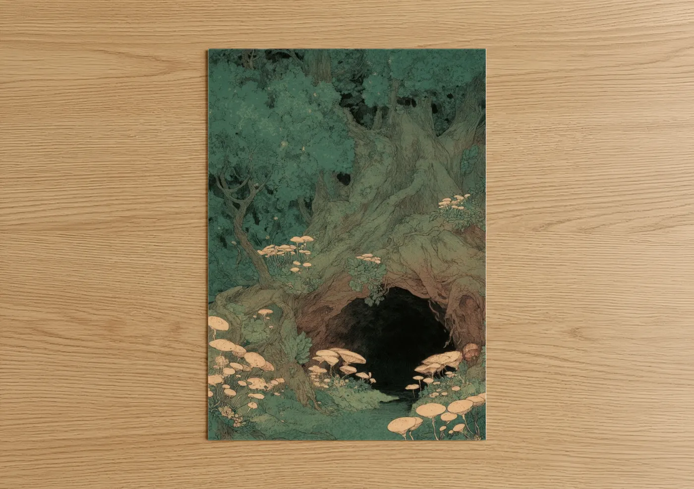 Enchanted Forest Tunnel Woodland Wall Art