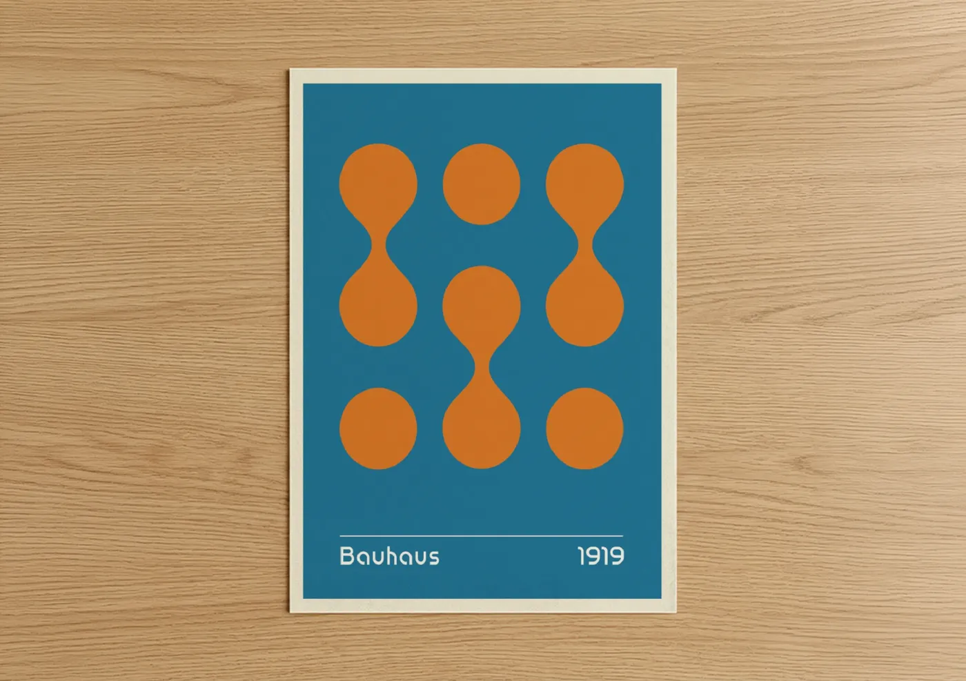 Bauhaus Circles Abstract Geometric 1919 Wall Art