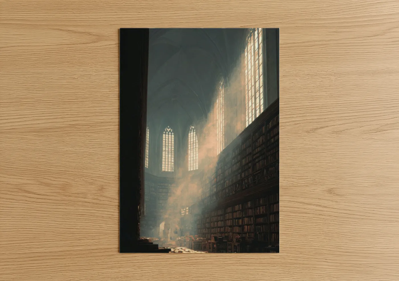 Sacred Light Monastery Religious Architecture Wall Art